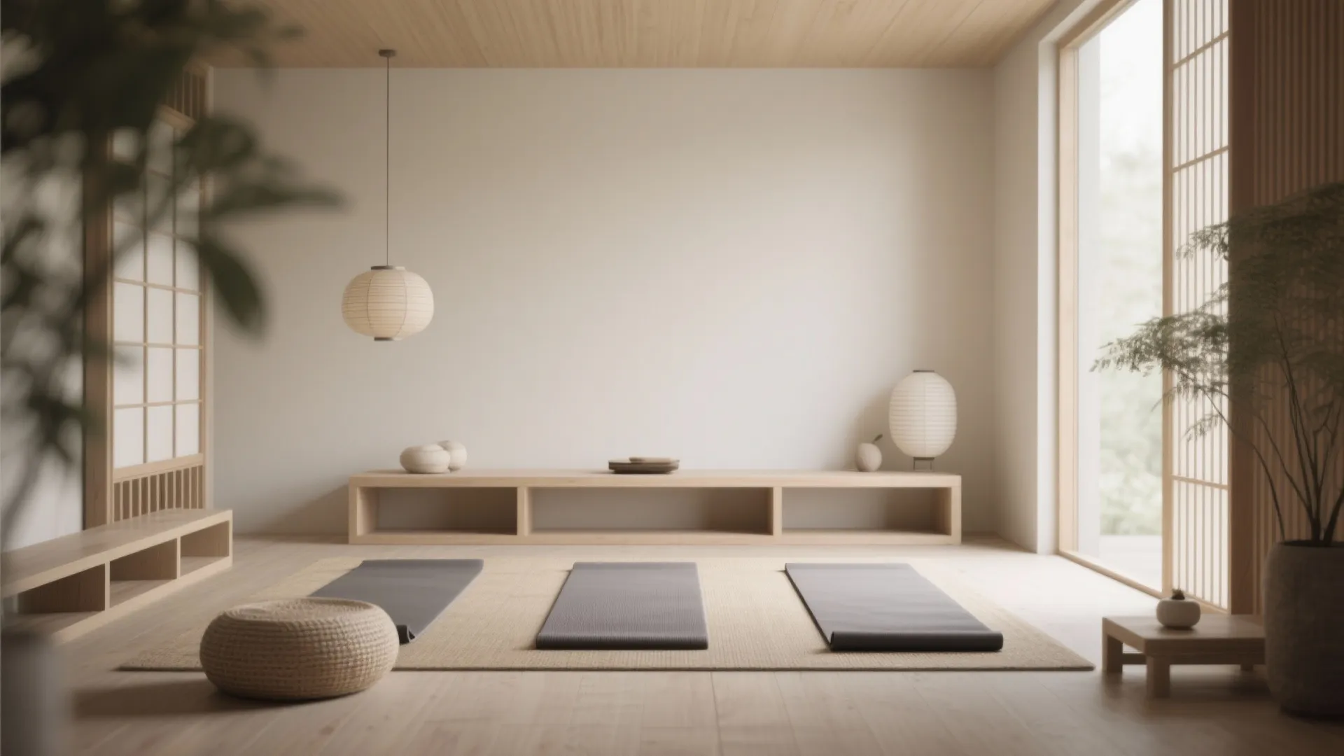 6. Minimalist Zen Space