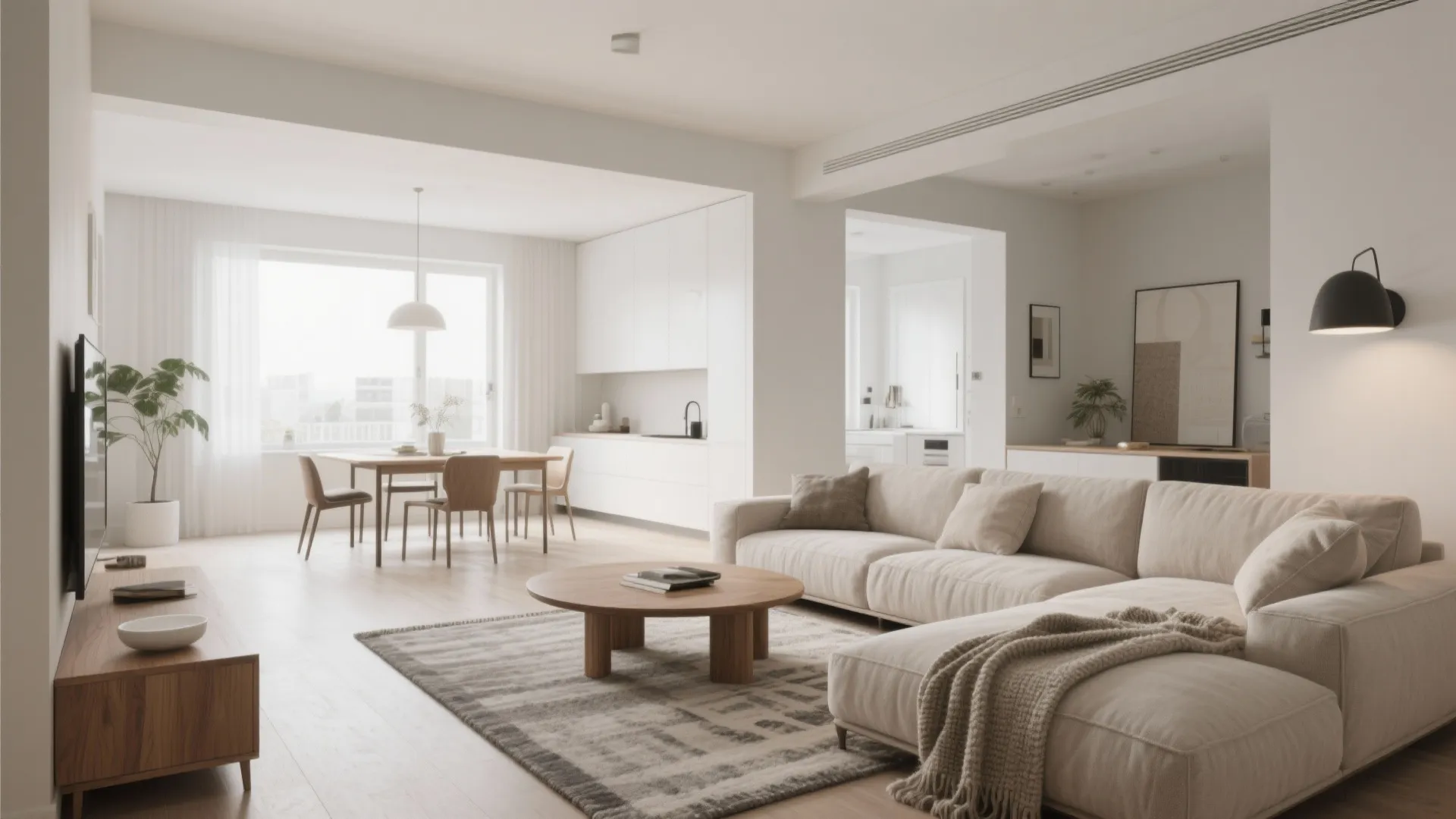 1. Minimalist Layout with Clear Zones