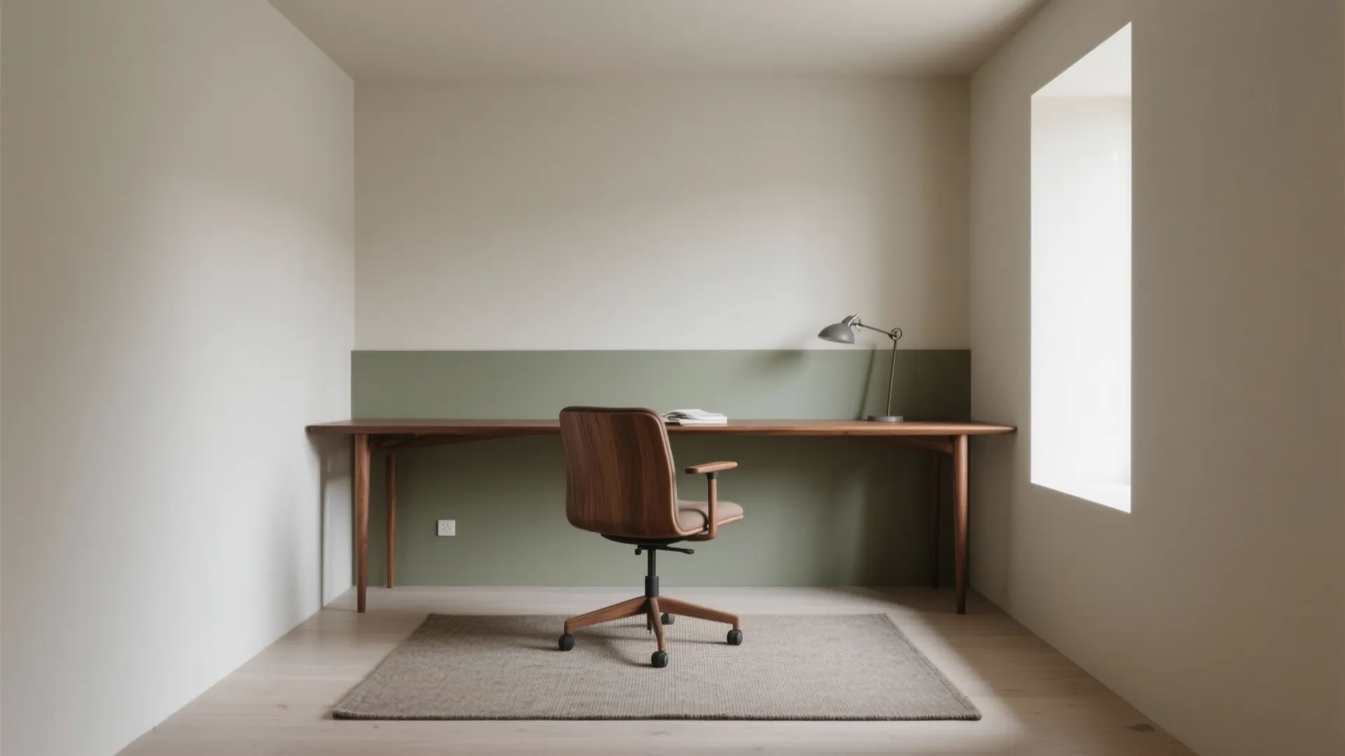 Minimalist Zoning for Small Study Rooms