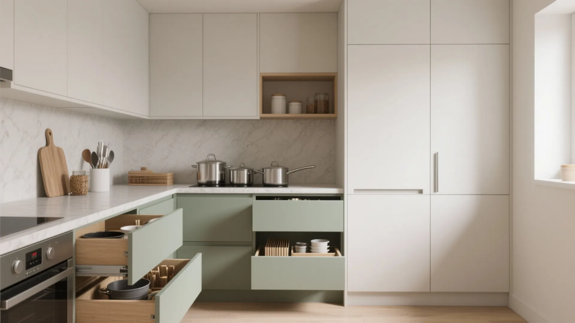Minimalist Kitchen Storage That Works