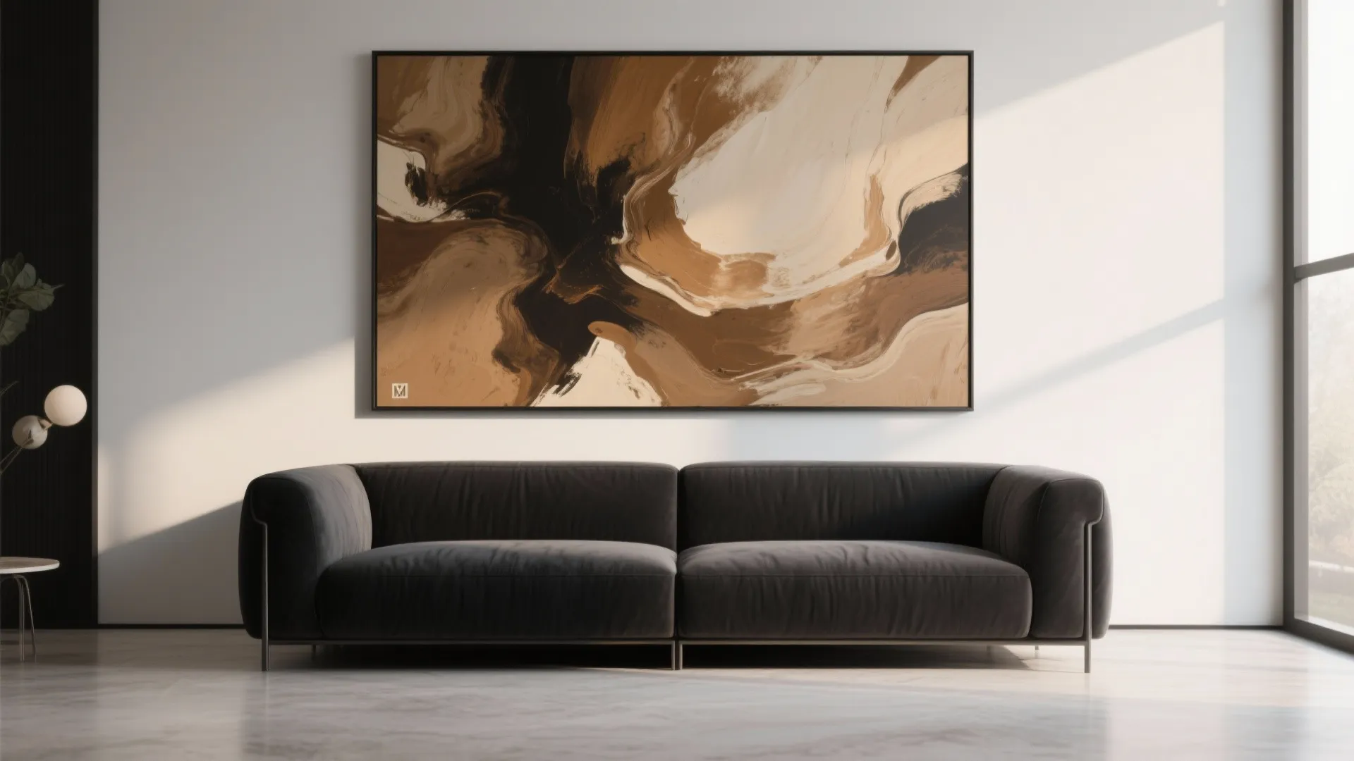 Tip 4: Frame the Couch with Statement Art