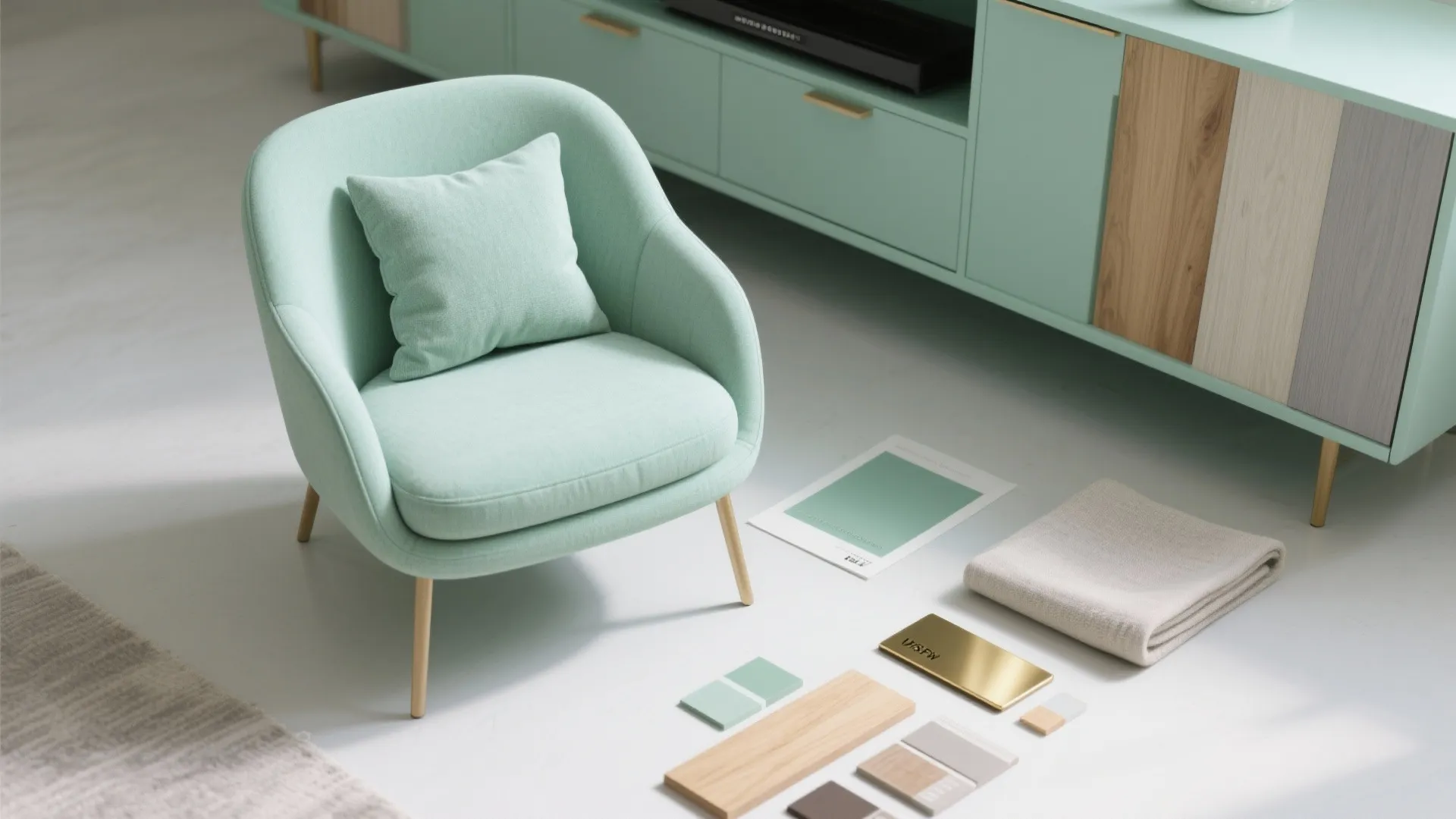 2. Mint Accents for Playful Contrast