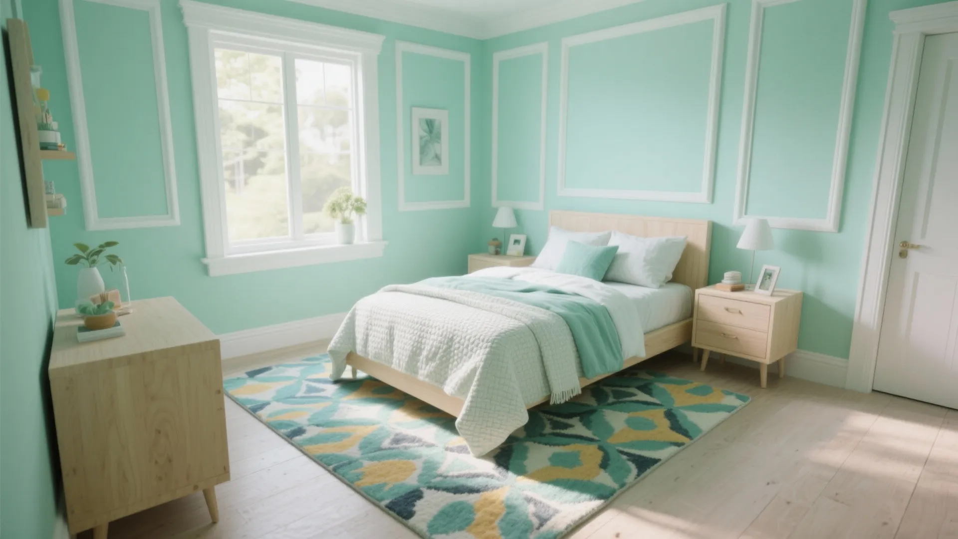 3. Mint Green for Fresh, Airy Vibes