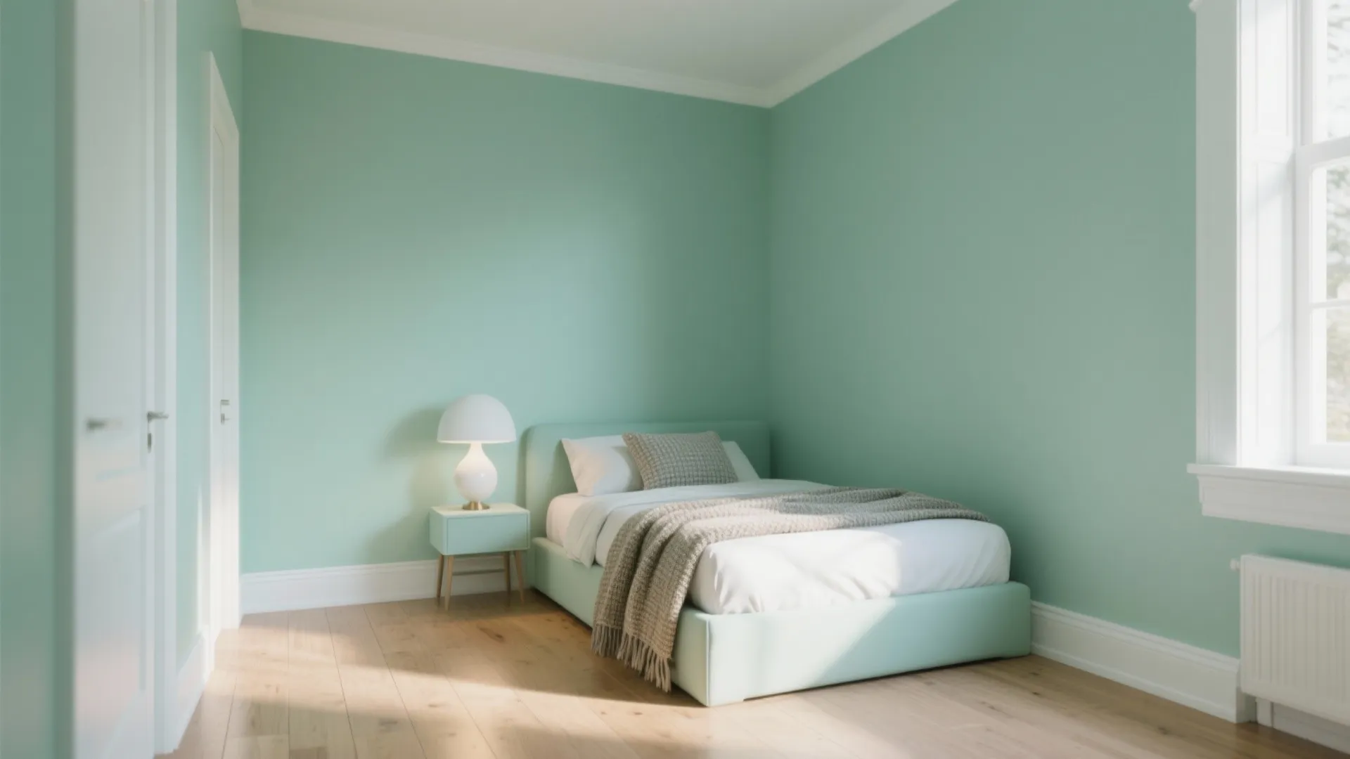 2. Mint Green for Airy Brightness