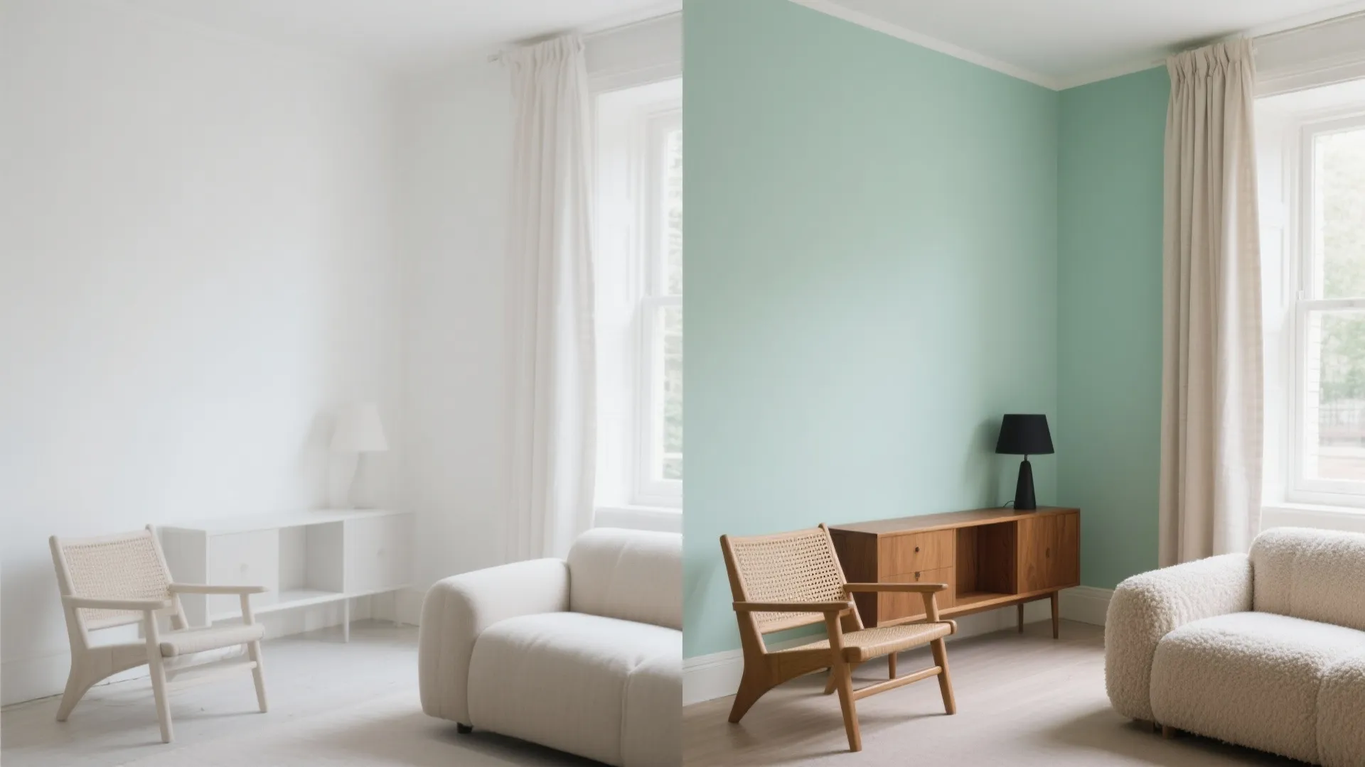 Mint Green Small Living Room