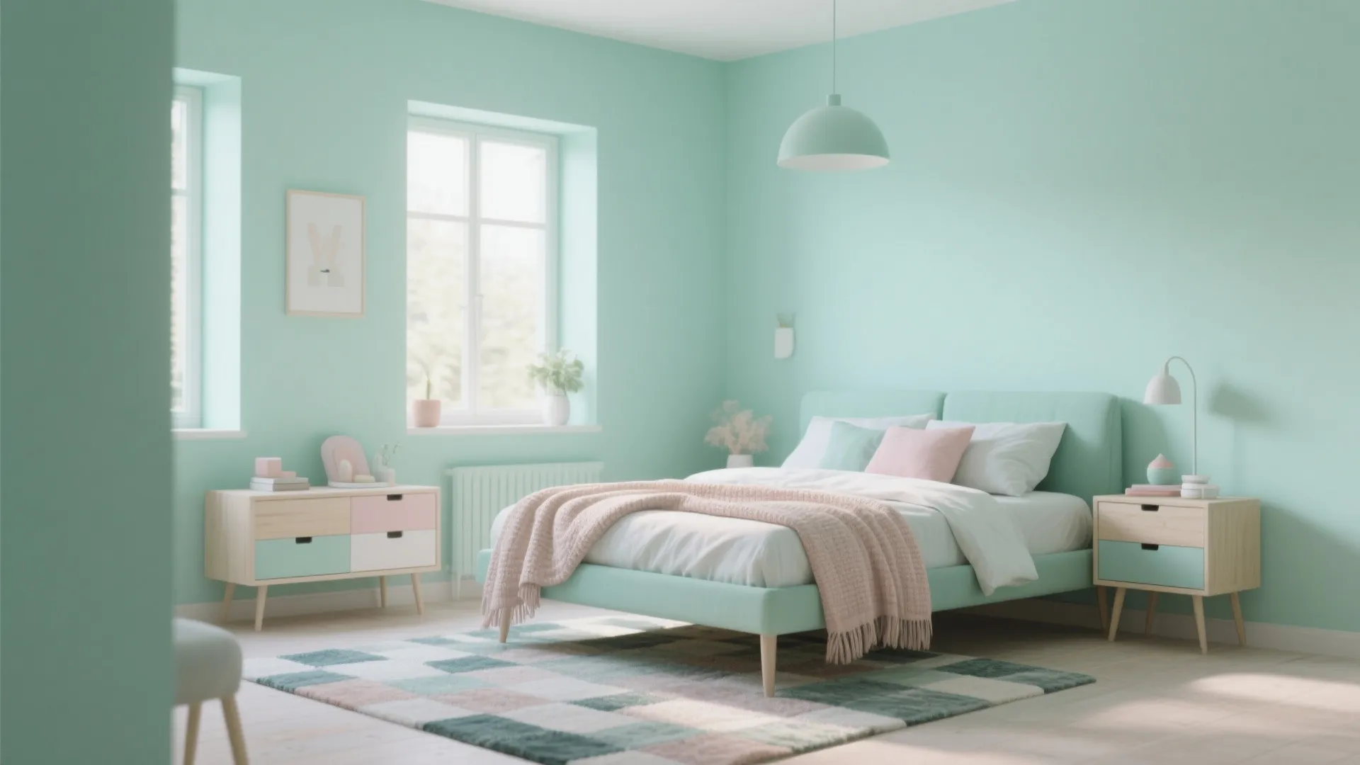 3. Mint Green for Fresh Brightness