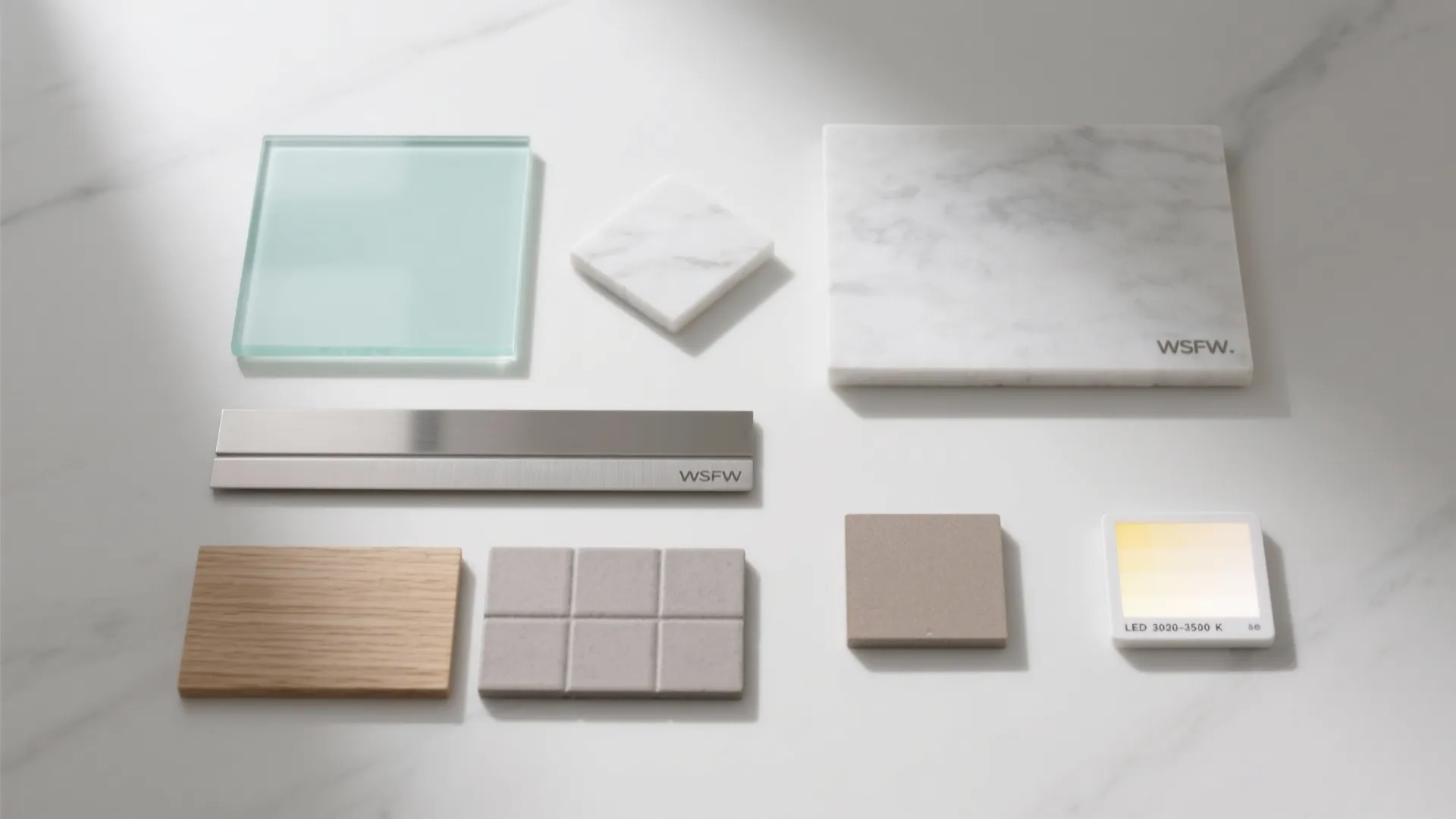 Glass backsplash for openness