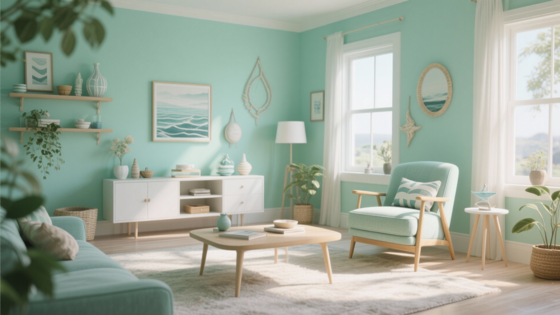 10 Green Paint Ideas for Living Room