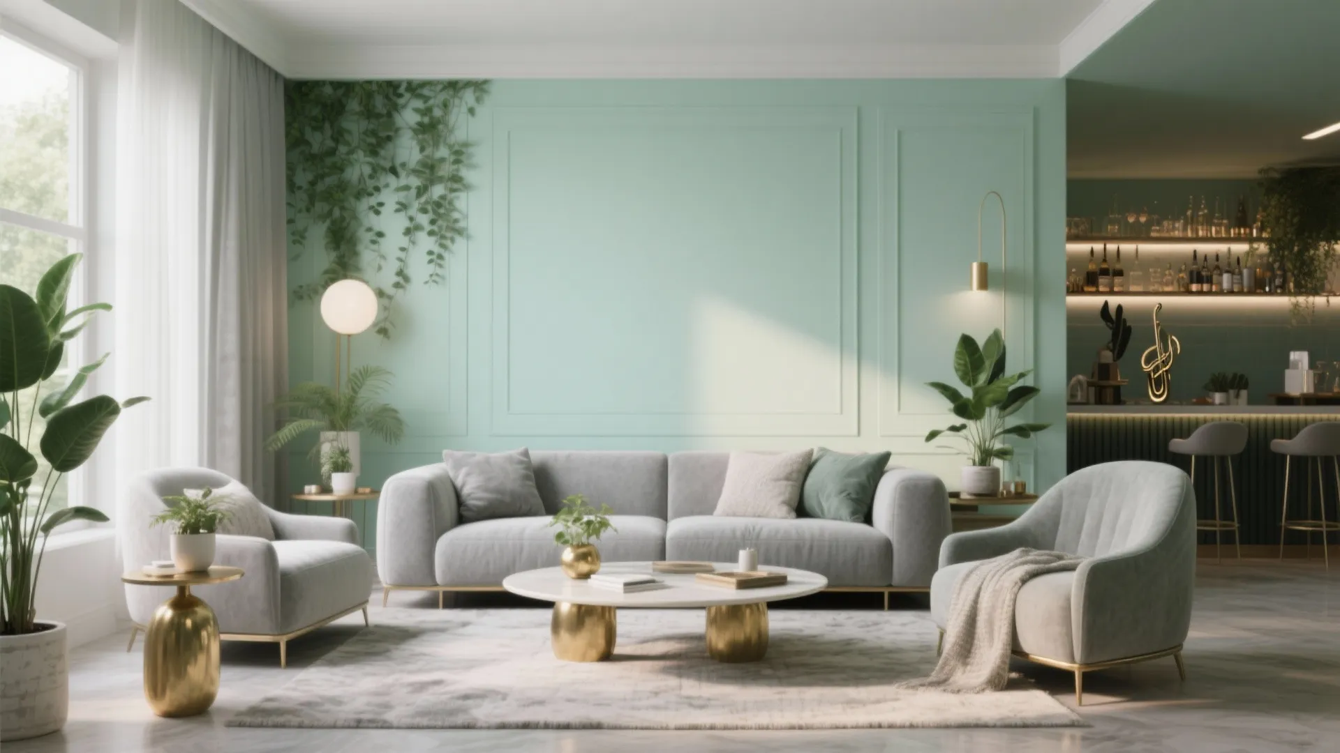Mint Green and Grey Living Room Ideas: Stylish Inspirations for Your Cozy Space