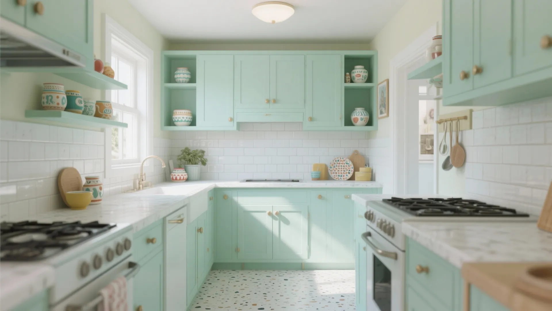 2. Mint Green: Fresh and Playful
