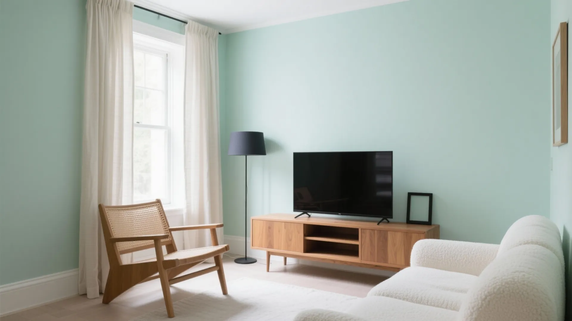 Mint Green Small Living Room