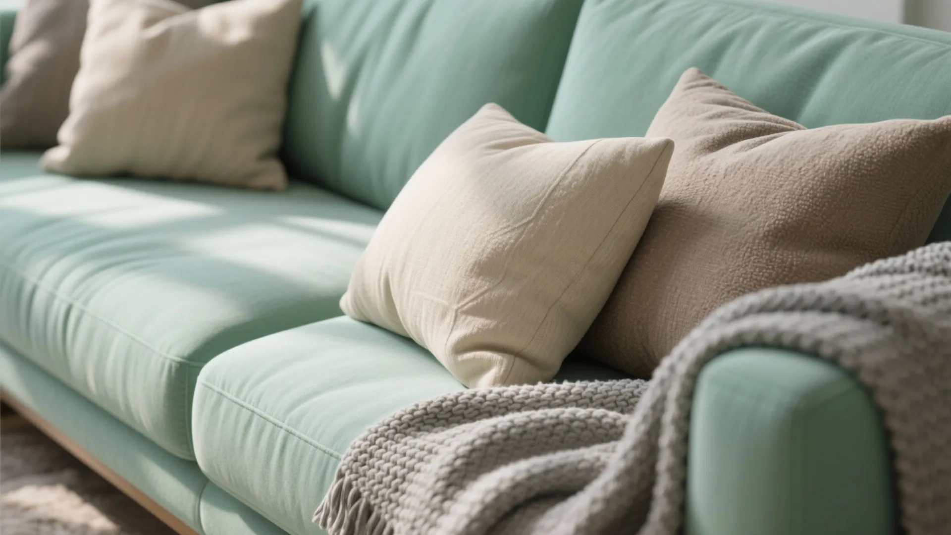 3. Layering with Neutral Textiles