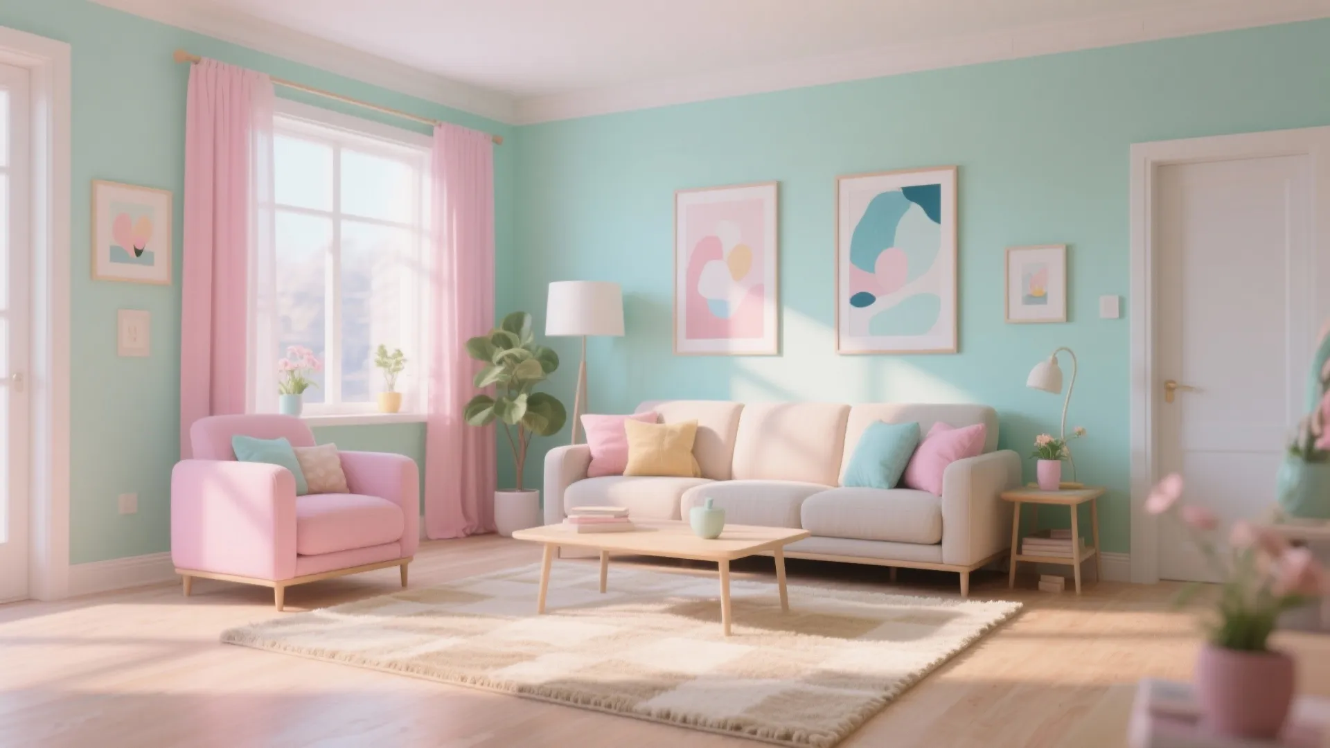 Mint Green and Pastel Combo