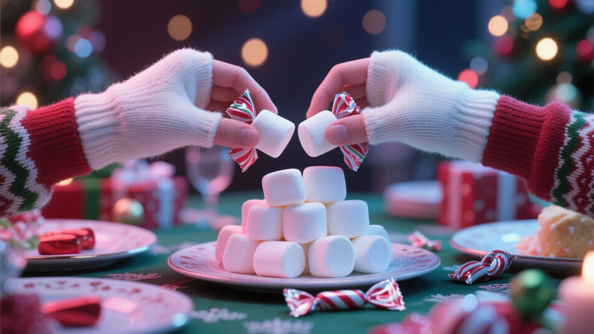 7. Minute-to-Win-It Holiday Edition