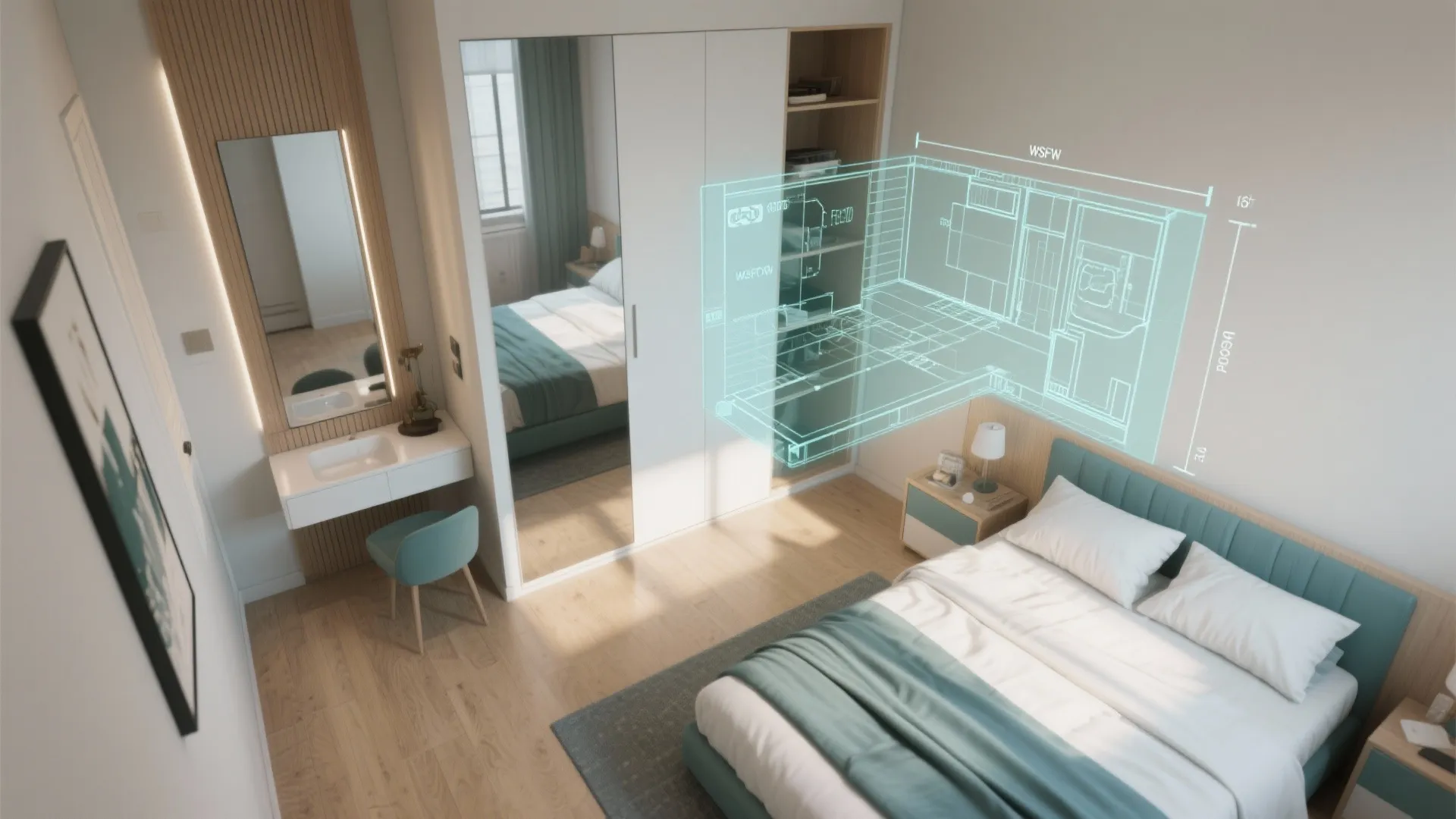 Idea 5: Mirror tricks and 3D visualization before you buy