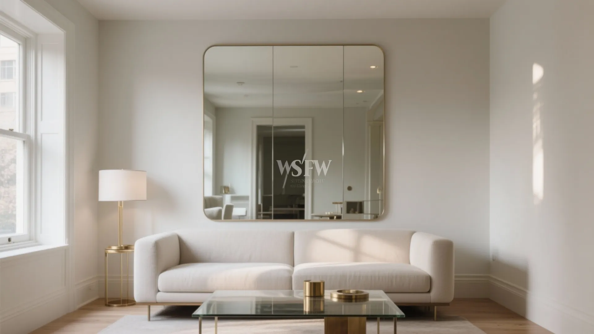 Mirror walls and reflective accents