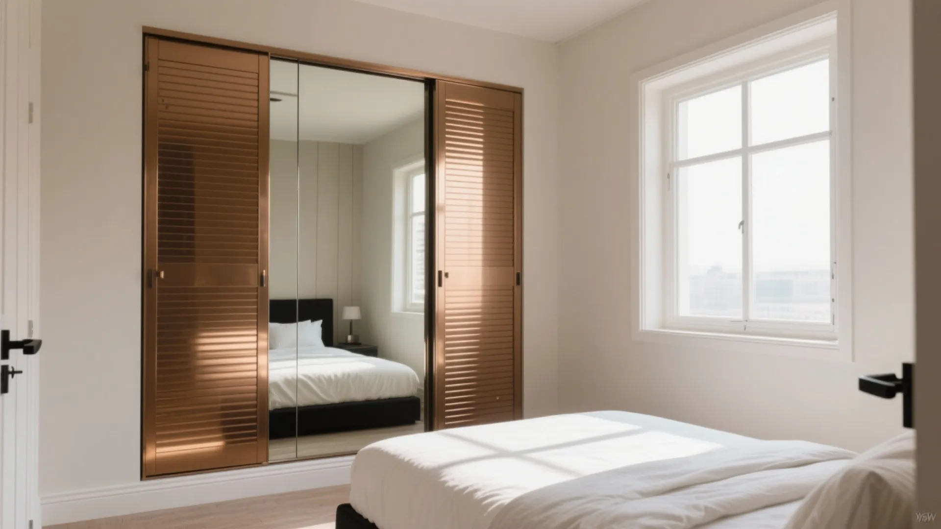 Glass or Mirror-Front Almirah for Light