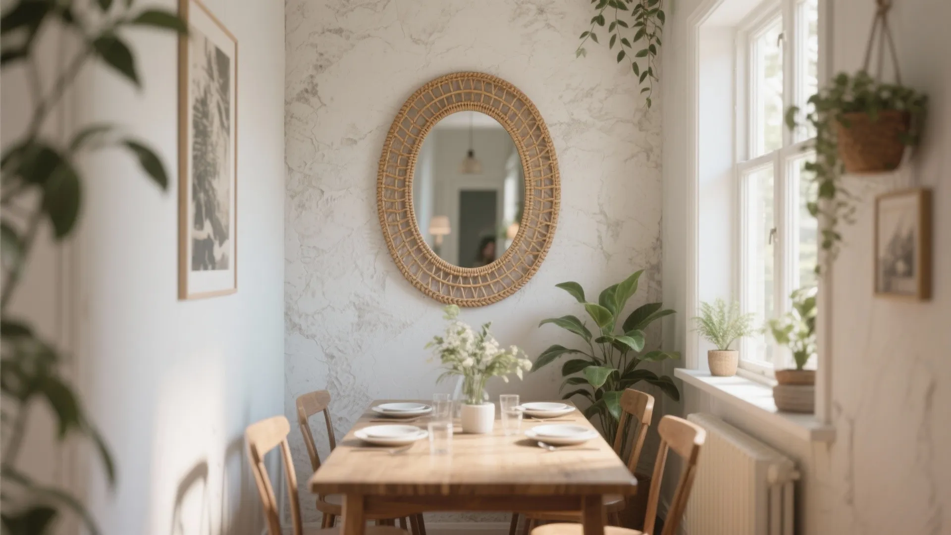 3. Mirrors to amplify light and space