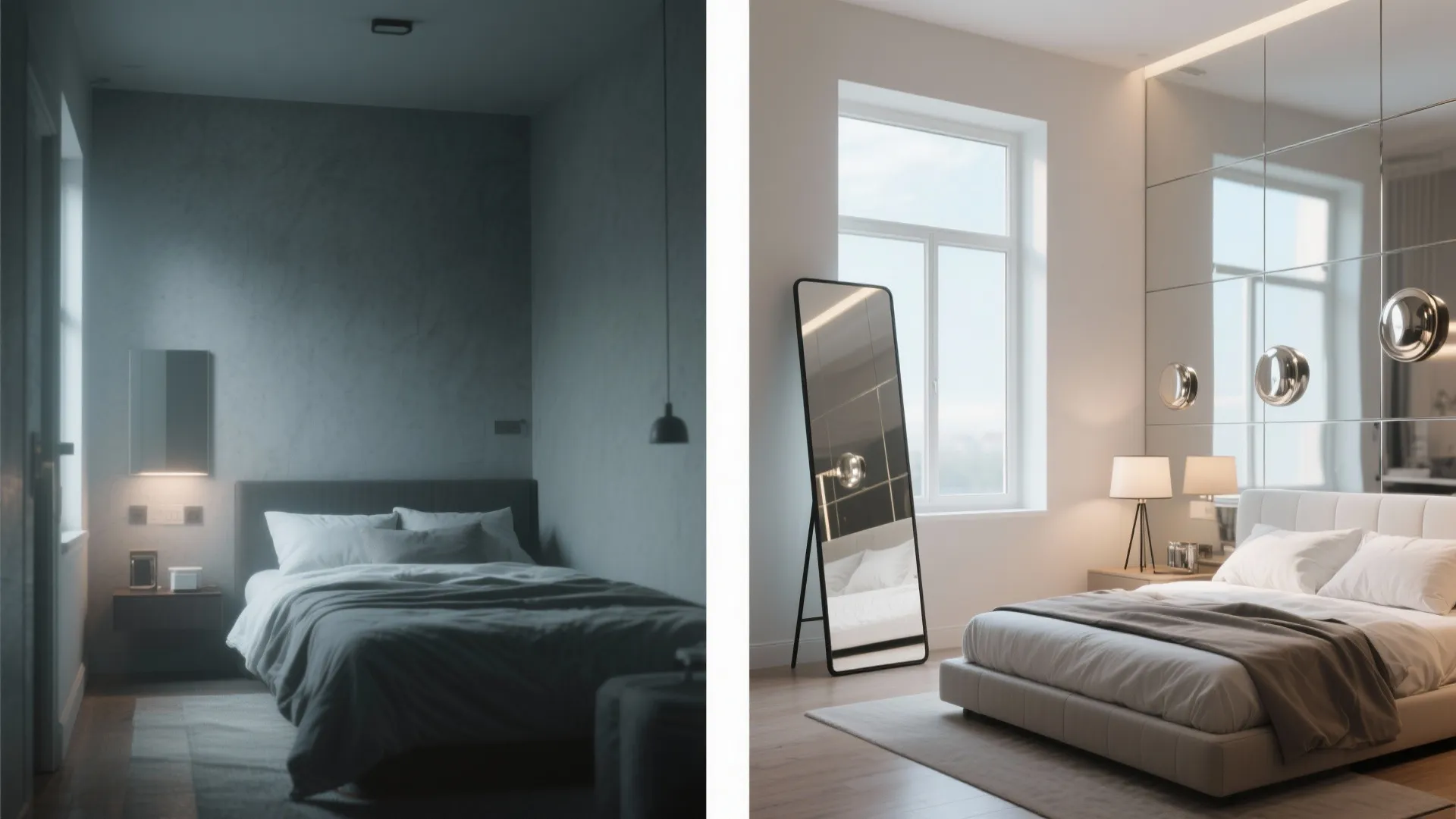 5. Mirrors and reflective surfaces to amplify light