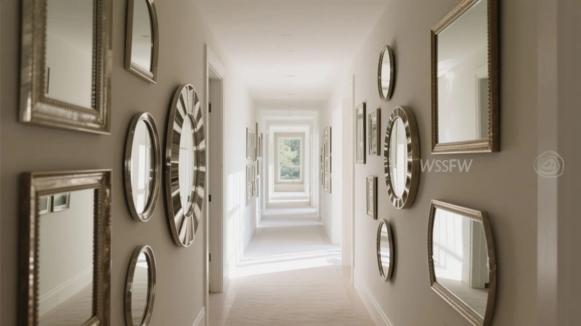 Mirror arrangements to expand space