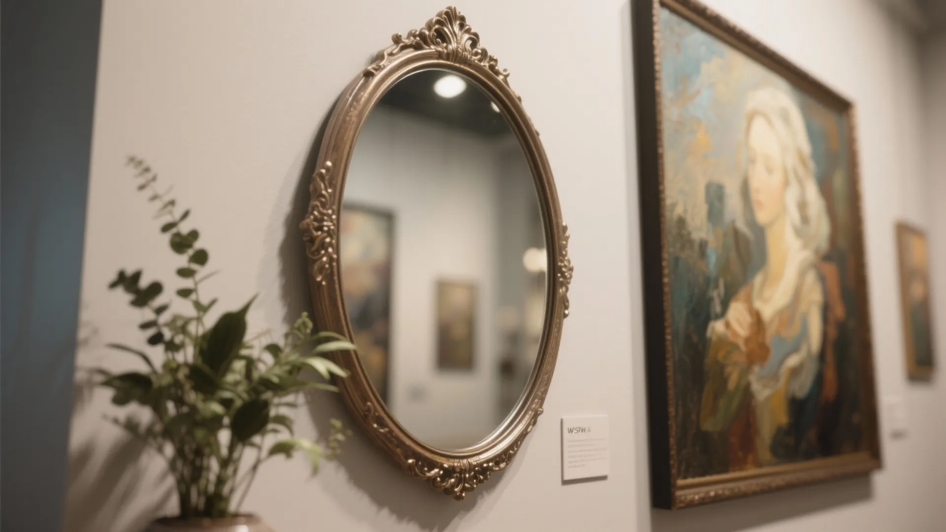3. Use Mirrors to Frame Art and Focal Points