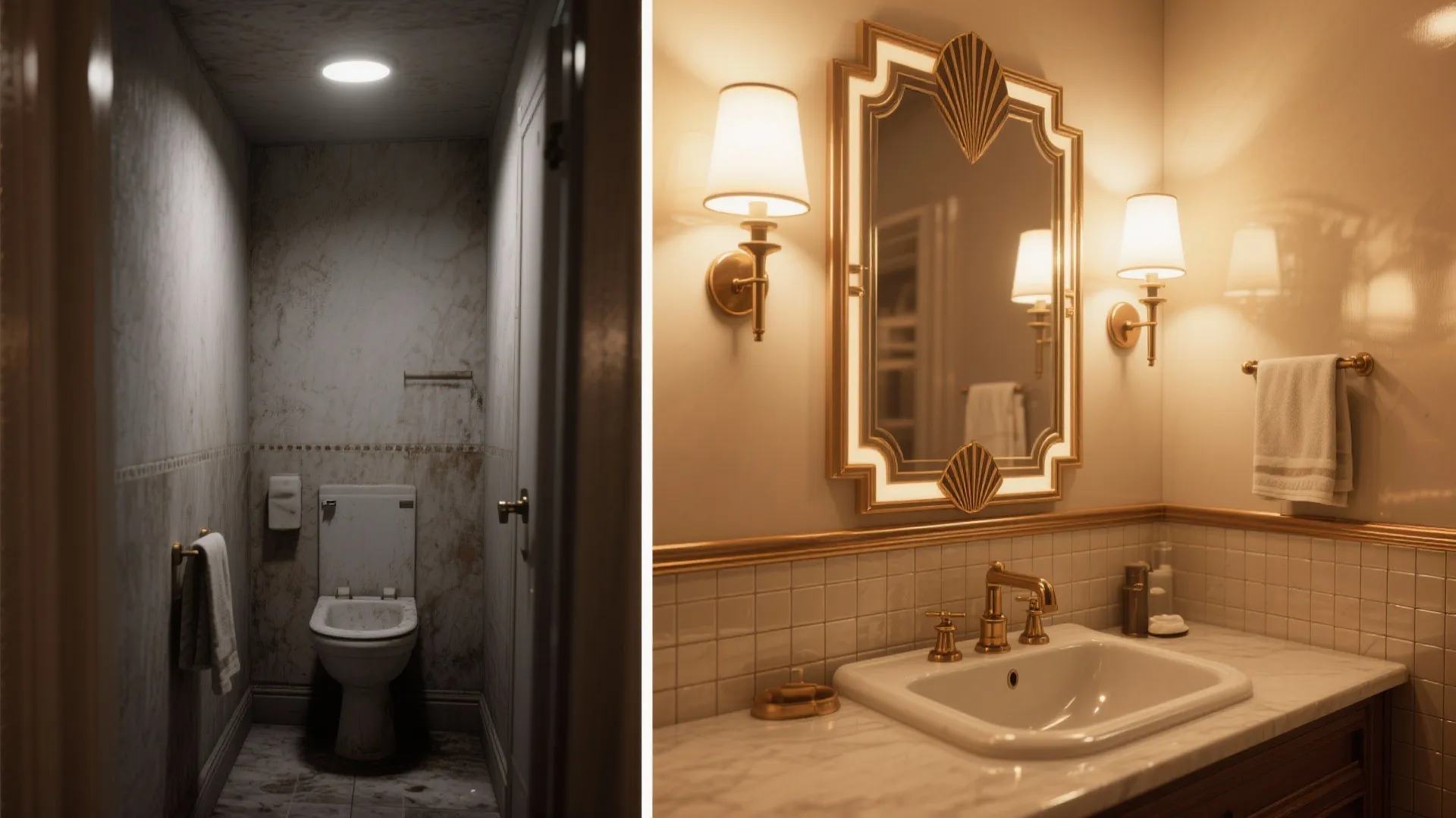 3. Mirror-Backed Sconces to Amplify Light