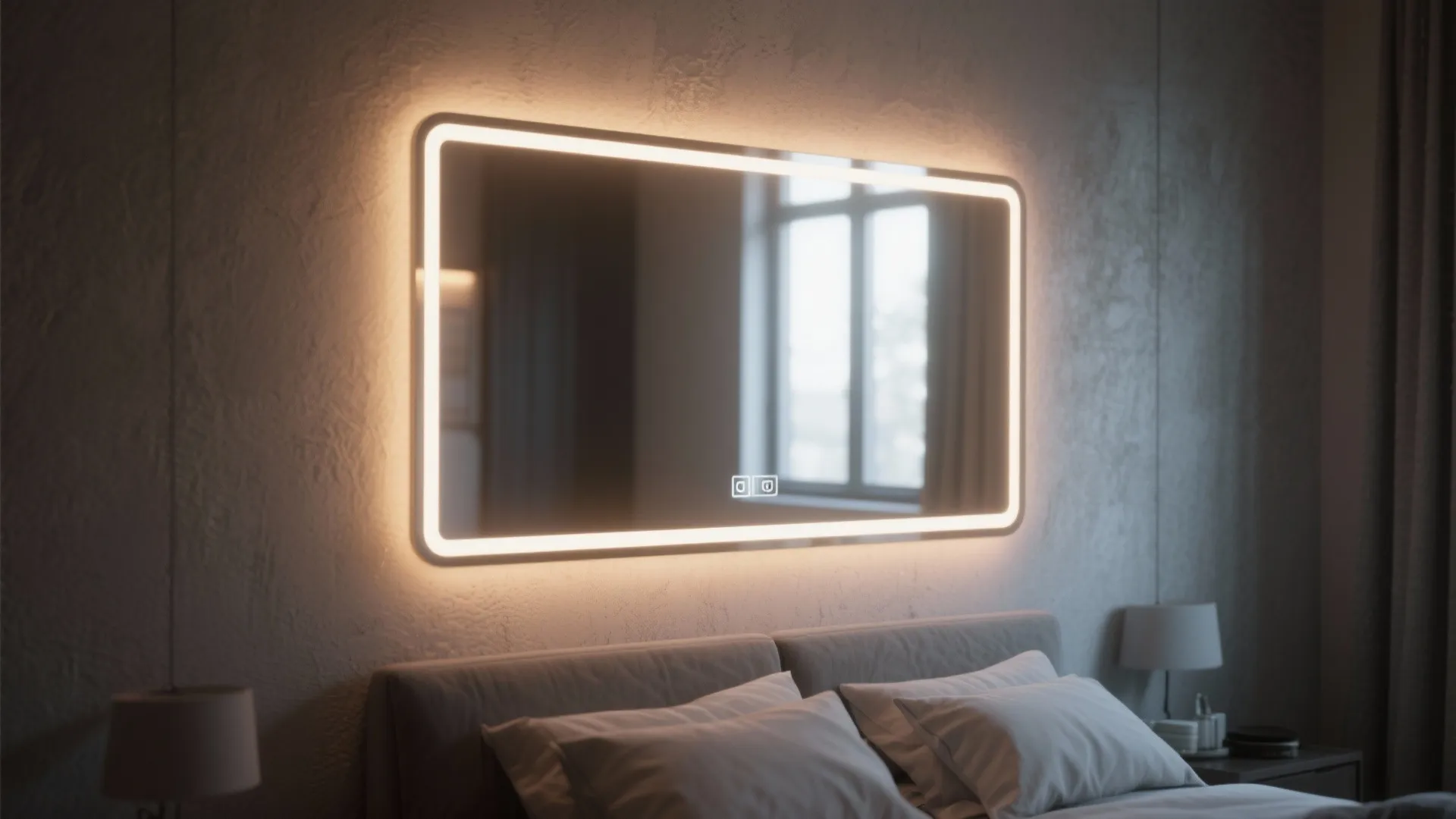 4. Mirror backlighting for depth