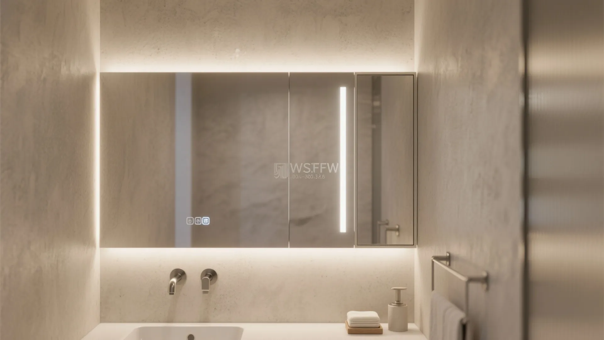 Layered Mirrors and Subtle Backlighting