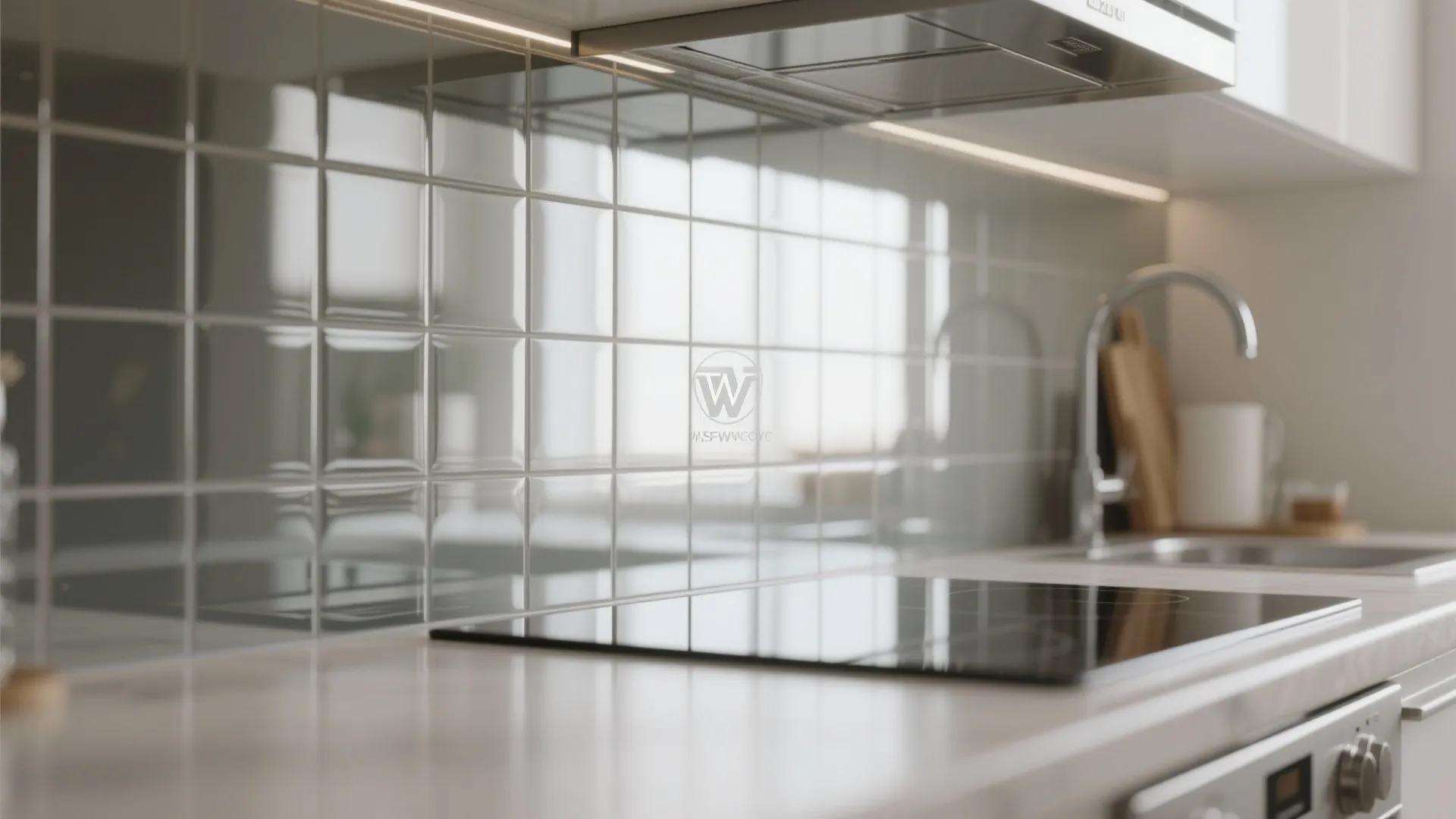 3. Mirror Backsplashes