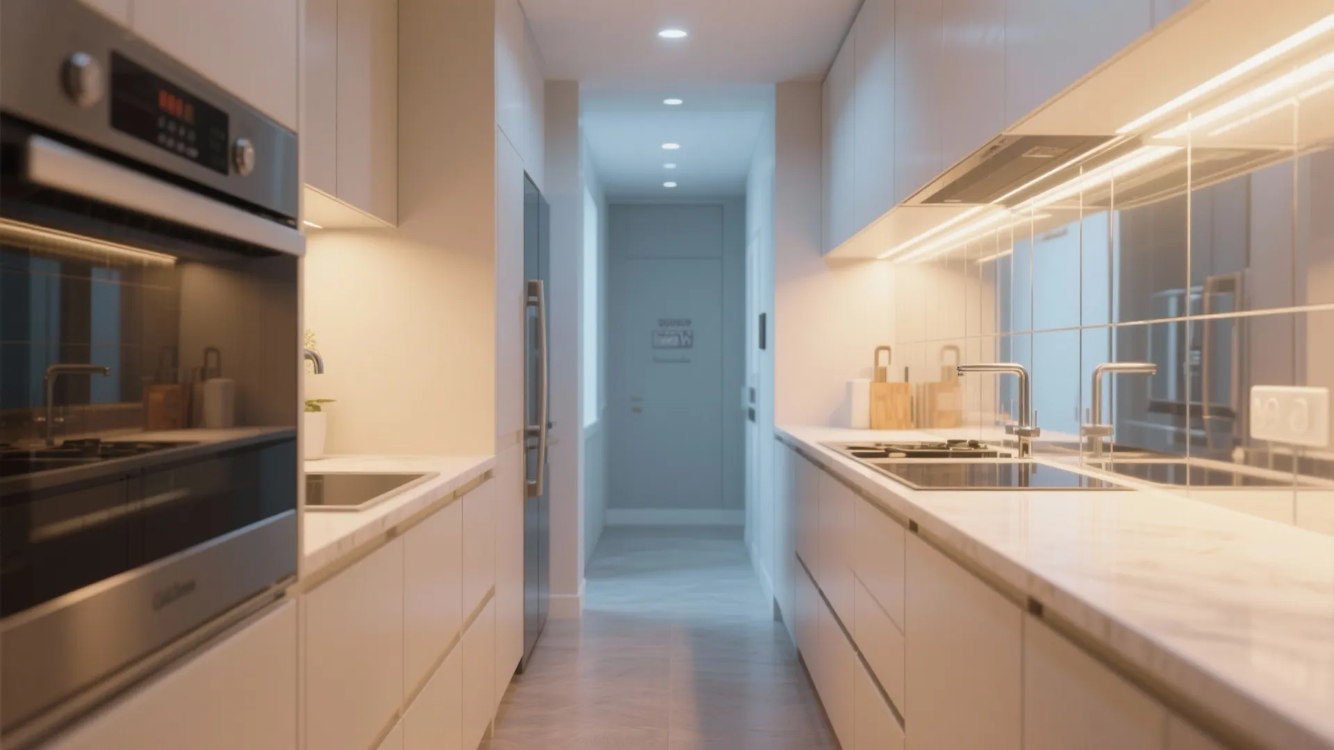 5. Mirror Backsplash Trick