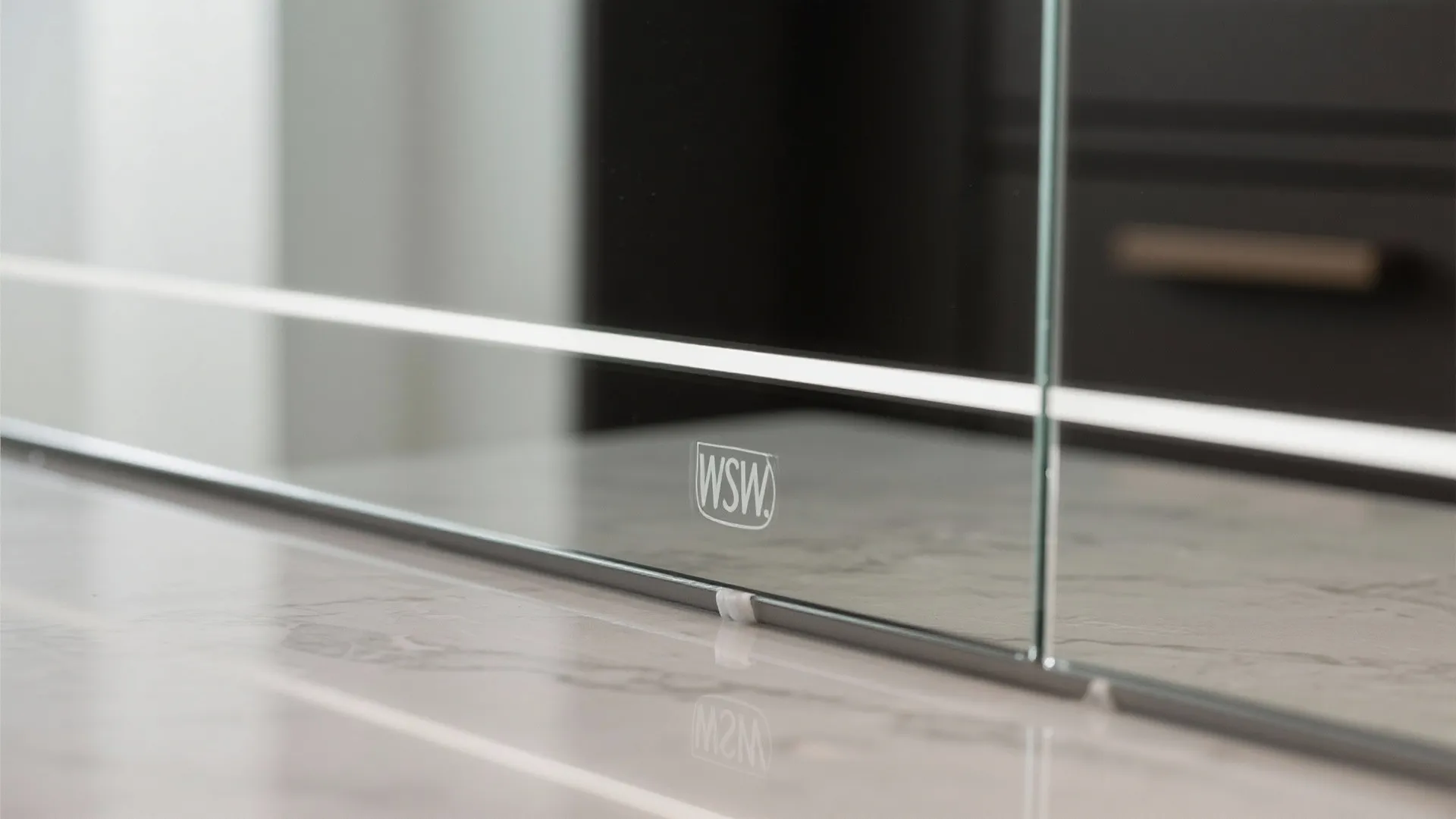 Glass or Mirror Band for Light and Depth