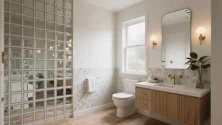 Mirror Tiles Bathroom: 5 Smart Designer Ideas