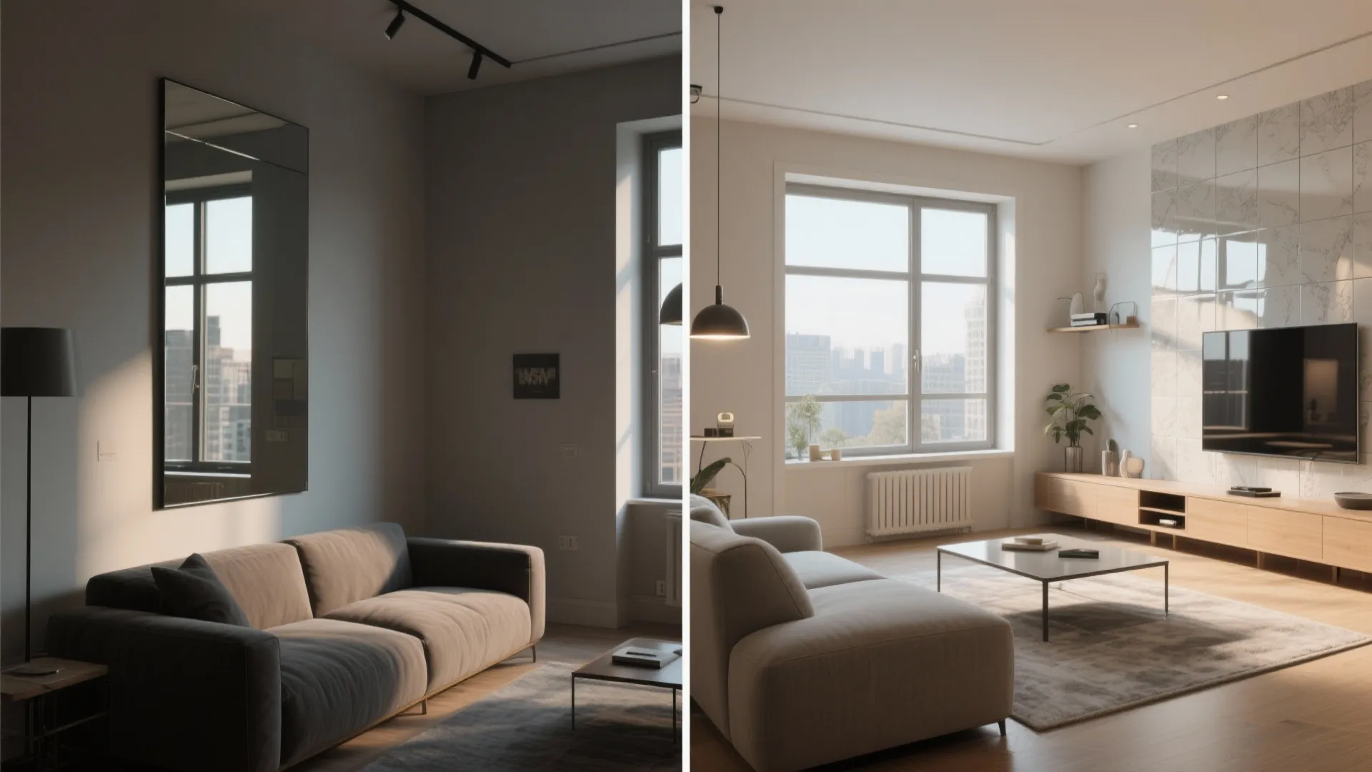 4. Mirrors and reflective surfaces to multiply light