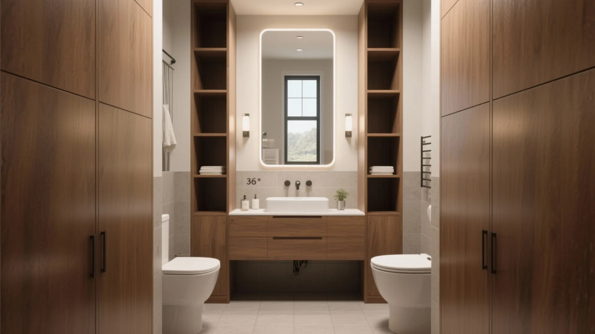 4. Mount vertically between storage towers