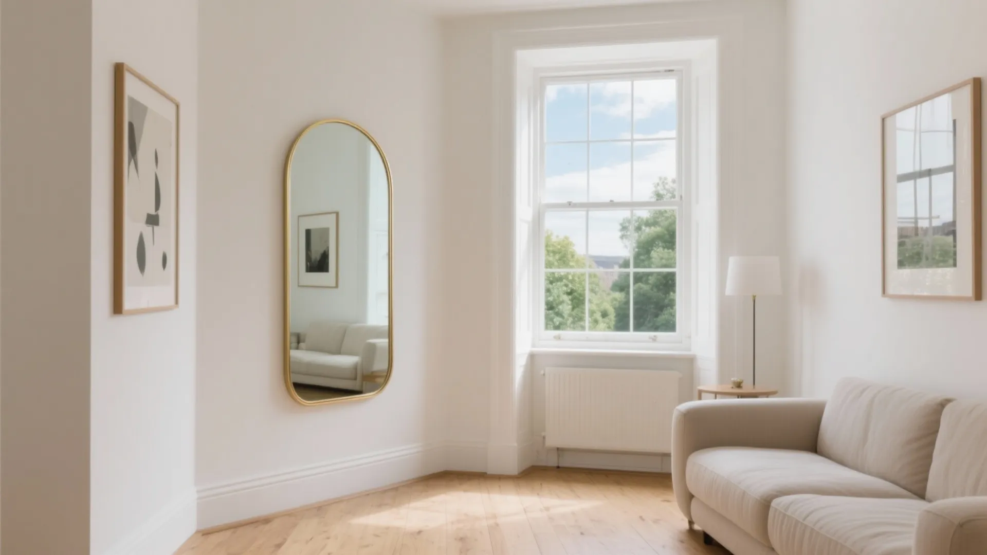 Mirrors Opposite the Window for Bounce-Back Brightness