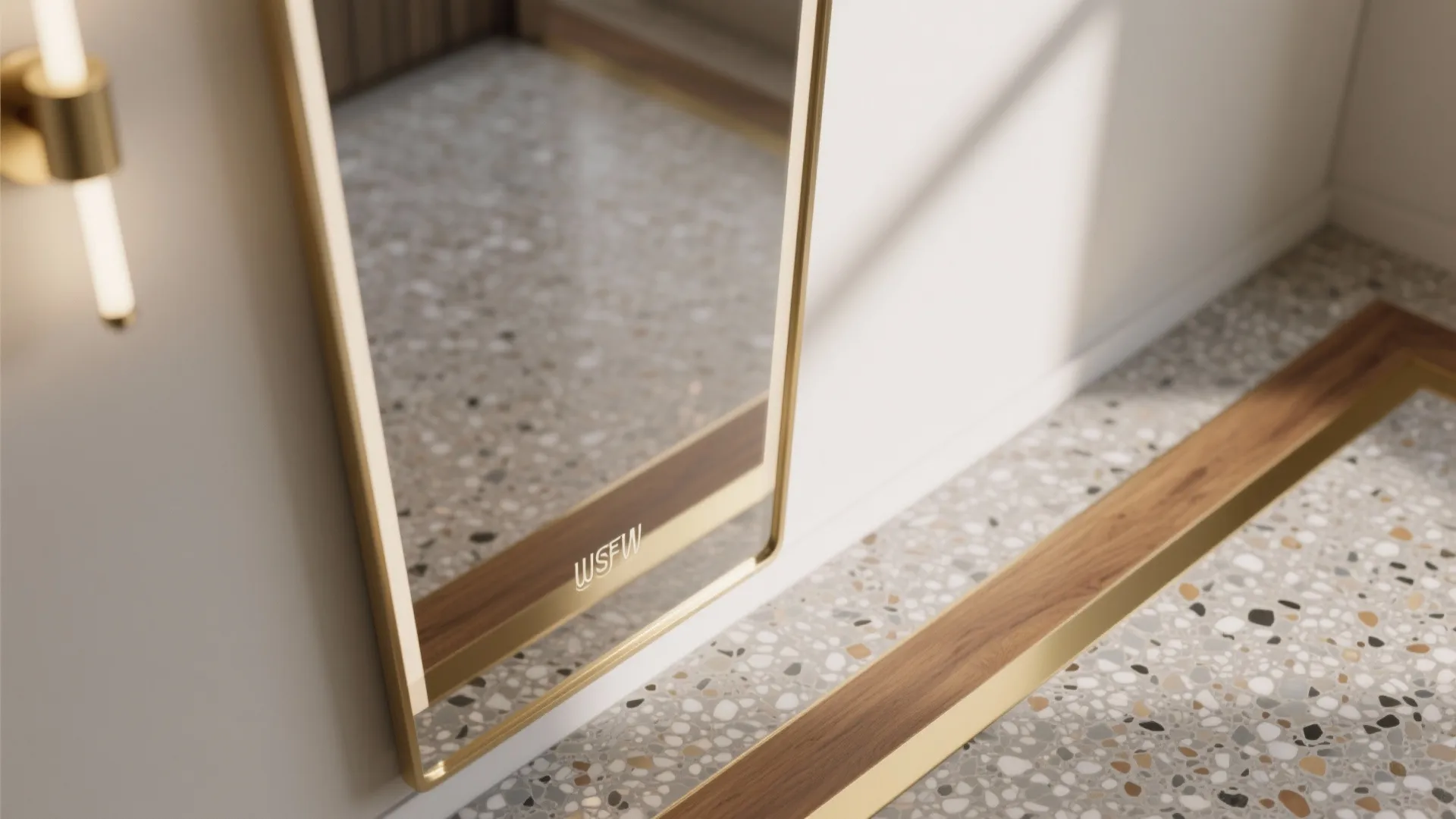 Reflective Accents: Mirrors, Gloss, and Metal Lines