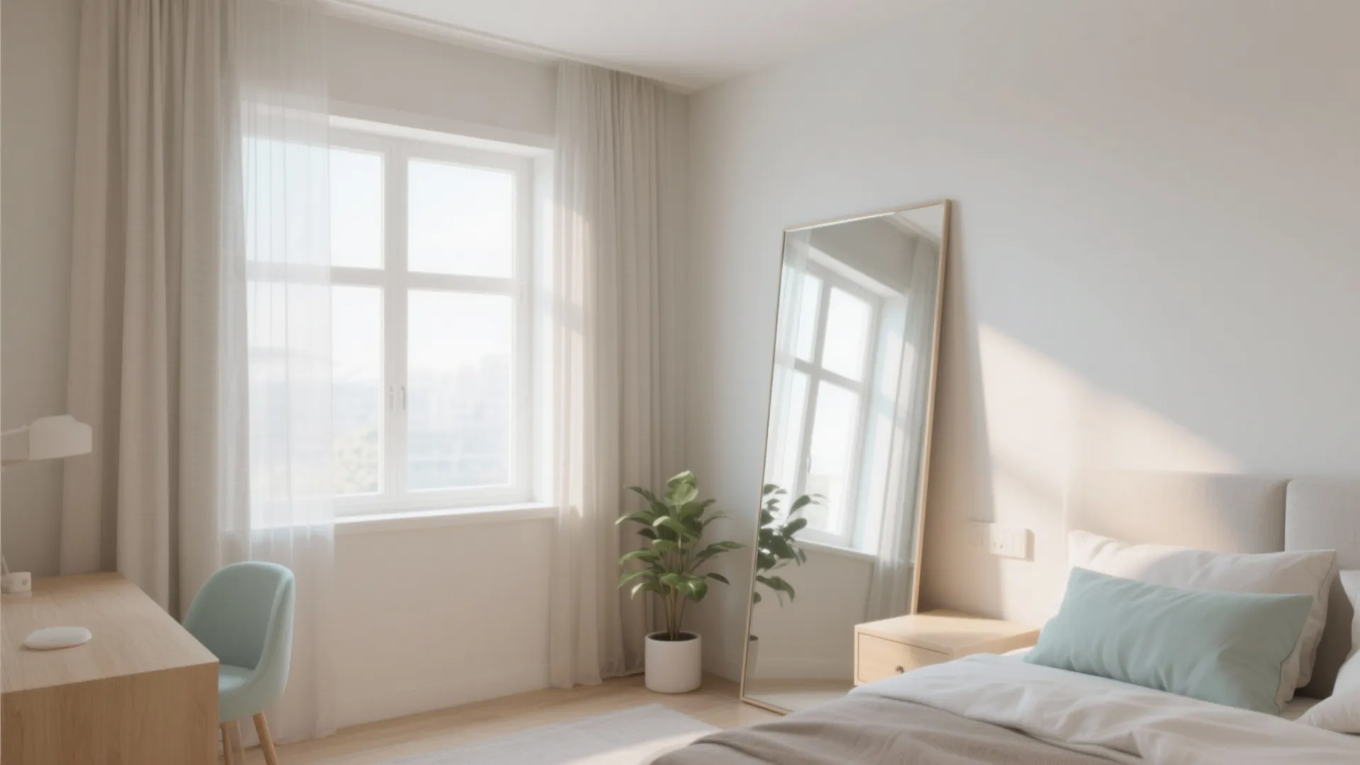 2. Brighten and Reflect: Light Colors, Mirrors, and Windows