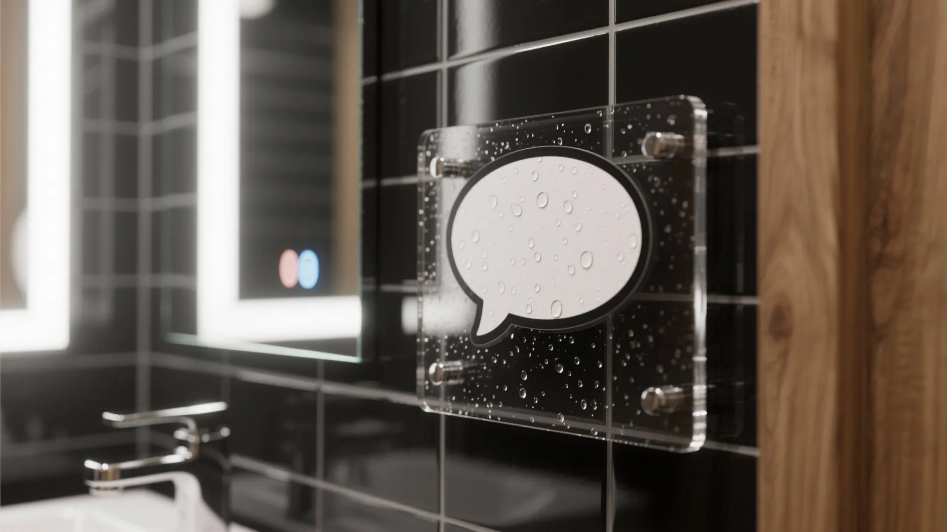 Idea 4: Mirror-side quips and comic bubbles