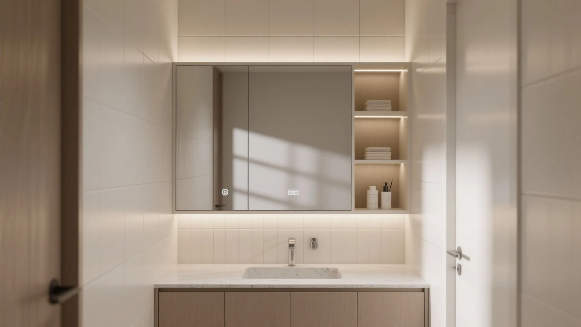 Mirrored Storage: The Cabinet That Disappears