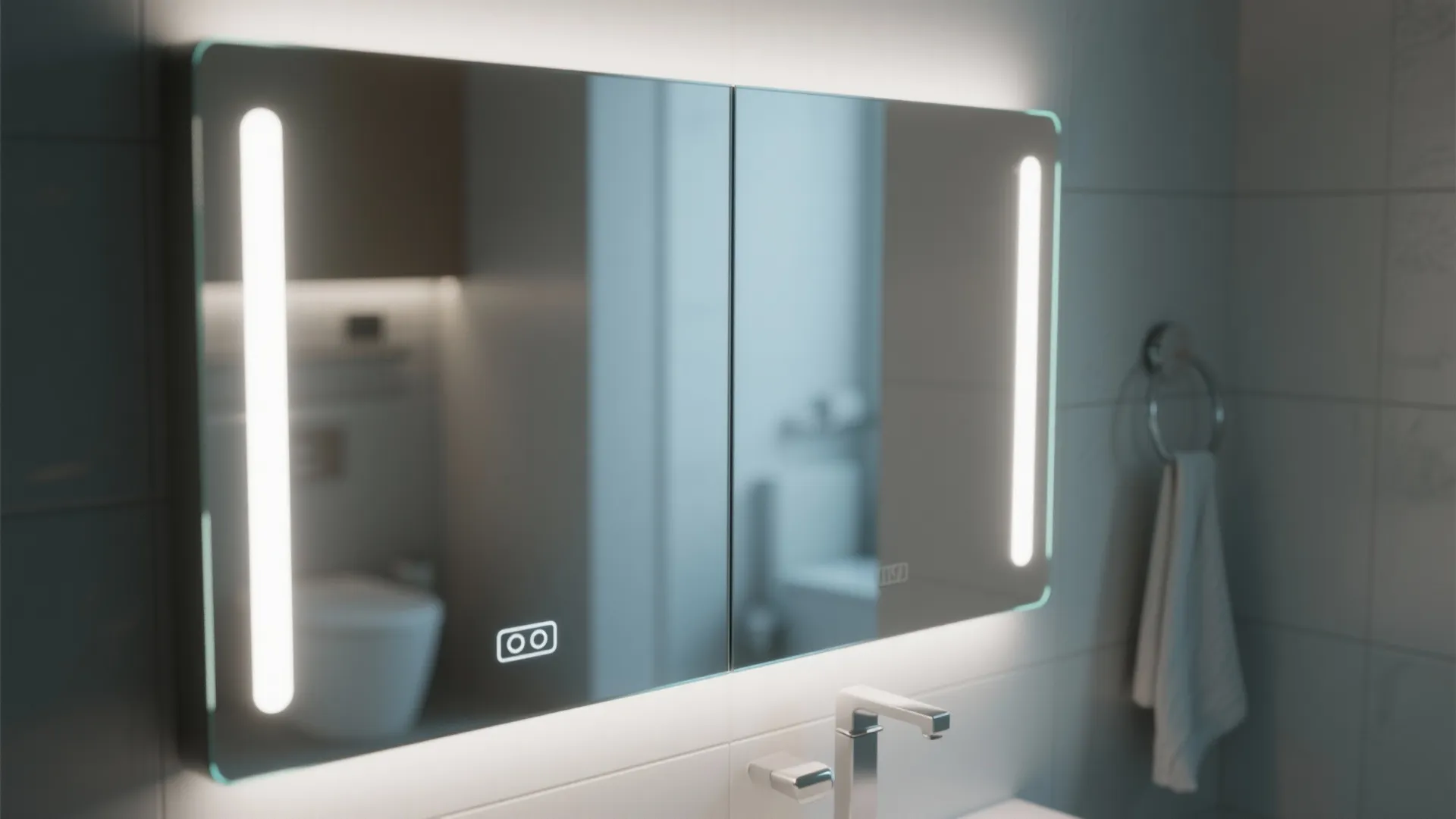 5. Dual-function Mirror Cabinet