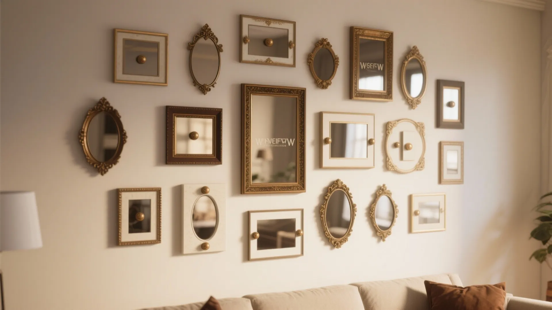 5. Collage Mirror for Gallery Vibes