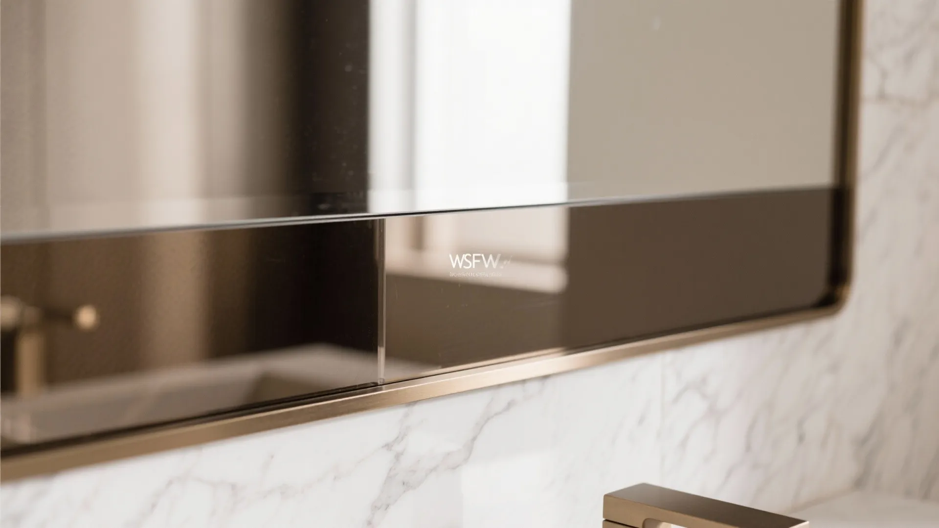 Light-play: glass, mirror, and high-gloss stone