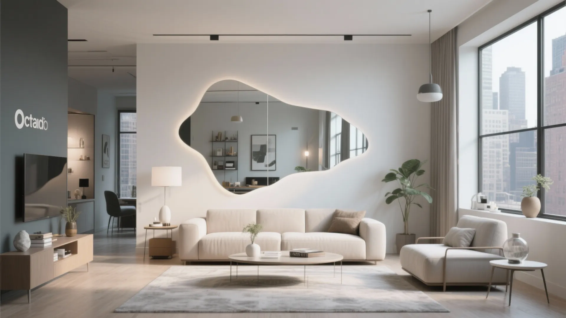 9. Mirror-Backed Cutouts