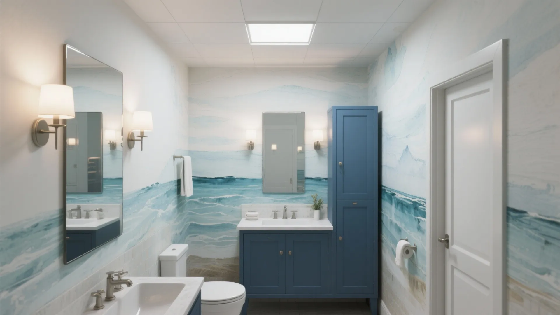 3. Illusion of Depth with Mirrors and Lighting