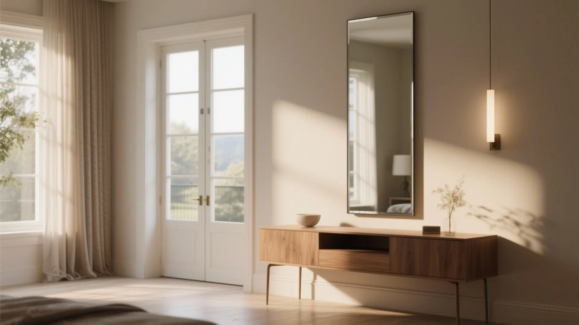 3. Use mirrors and light strategically