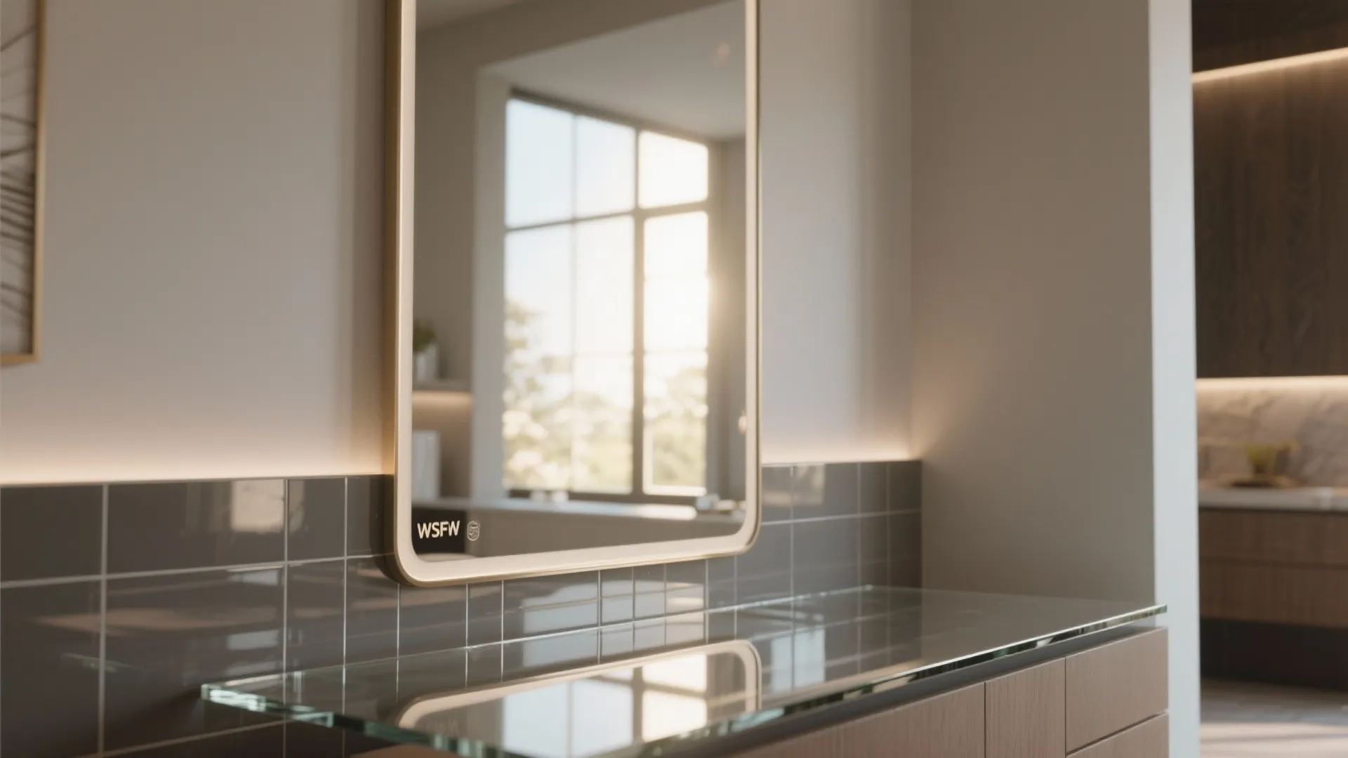 3. Mirrors and reflective surfaces — bounce light and expand depth