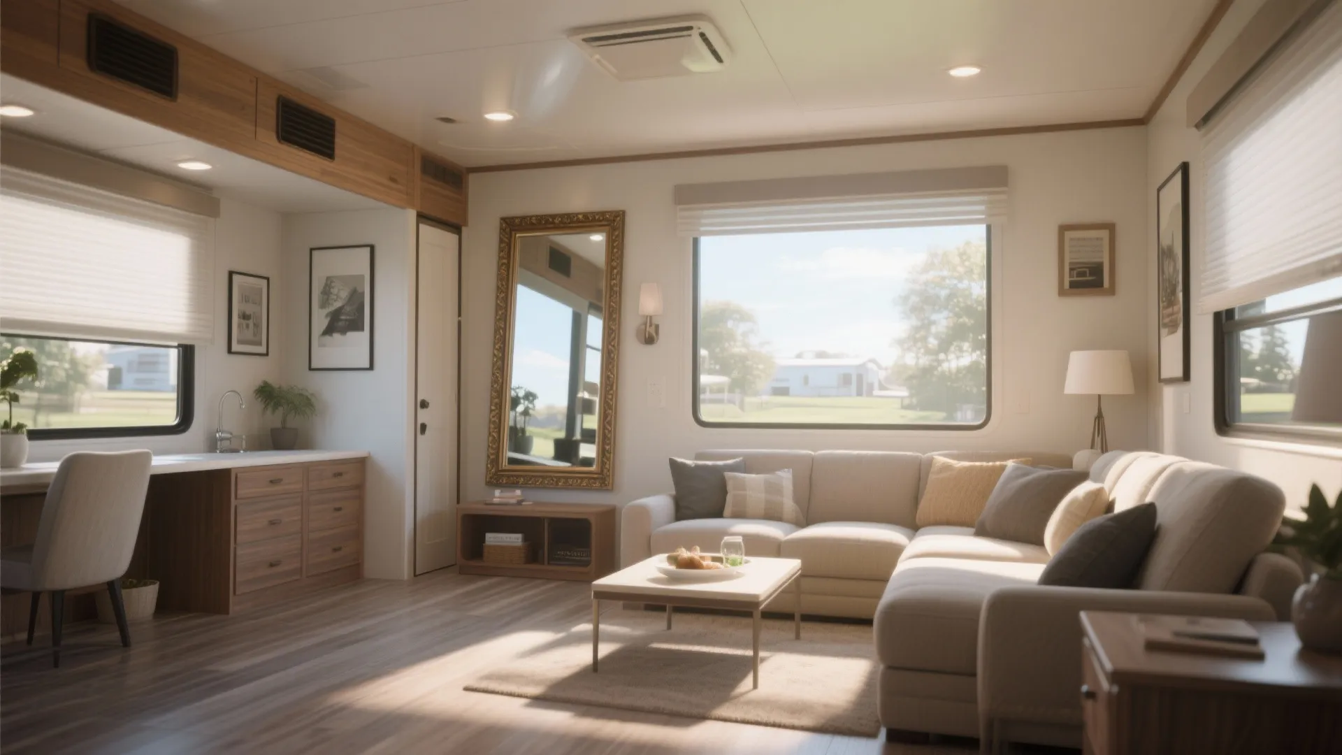 6. Mirrors for Illusion of Depth