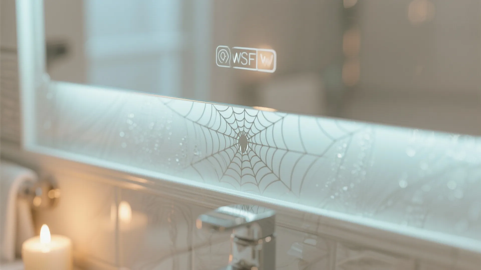 4. Dramatic Mirror Decals and Etching