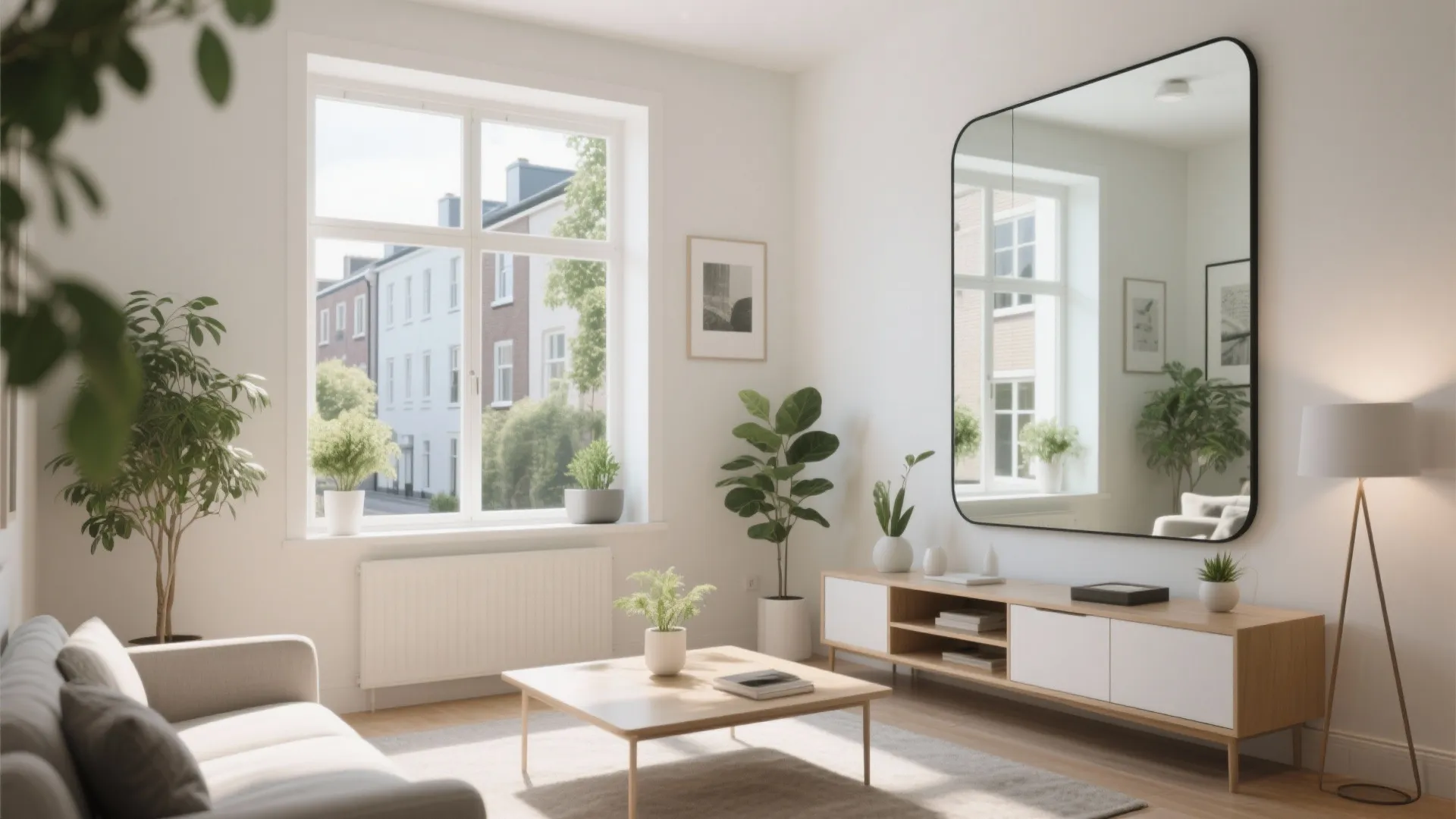 7. Use Mirrors to Expand the Space