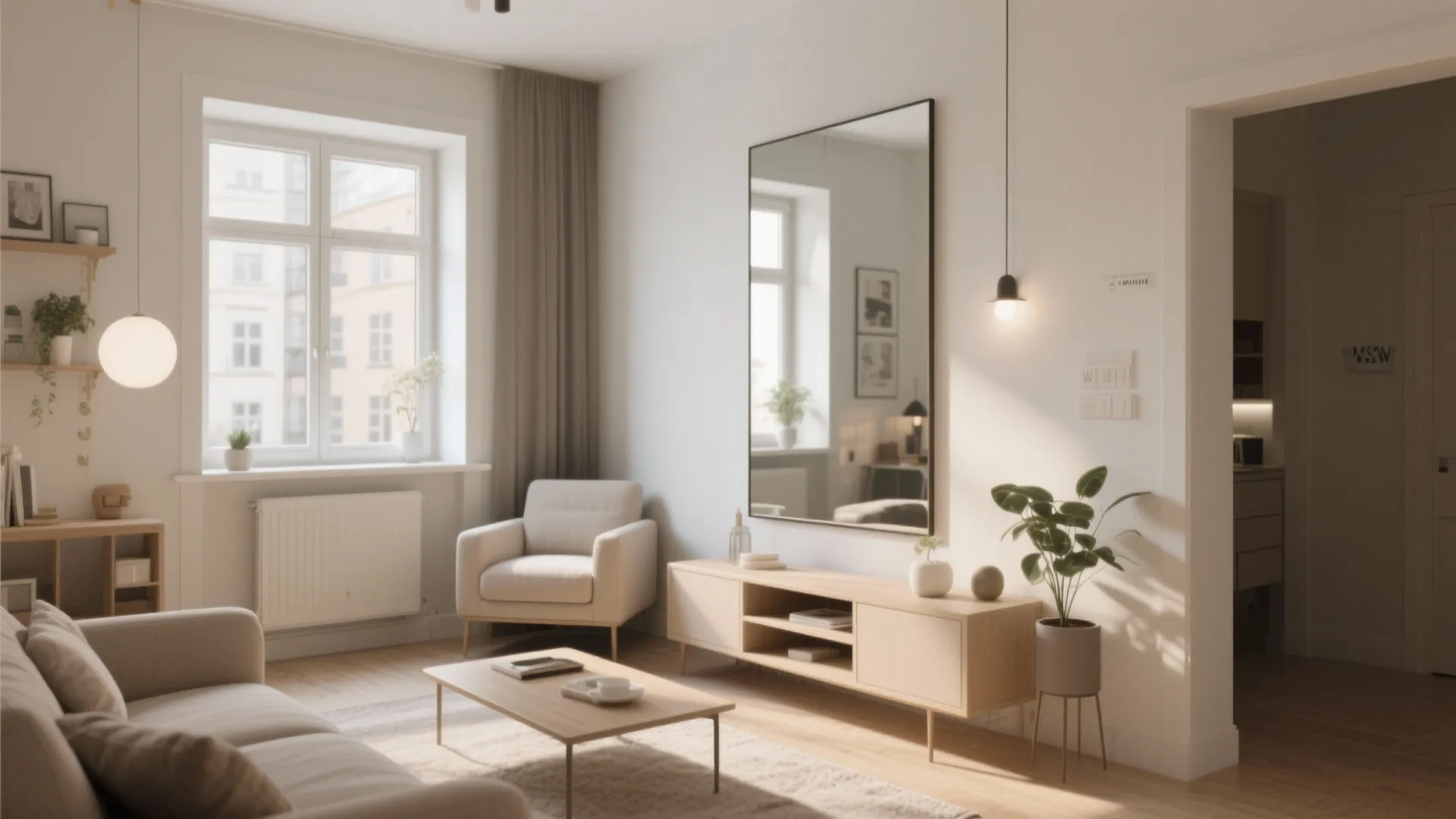 7. Mirrors to Expand Space